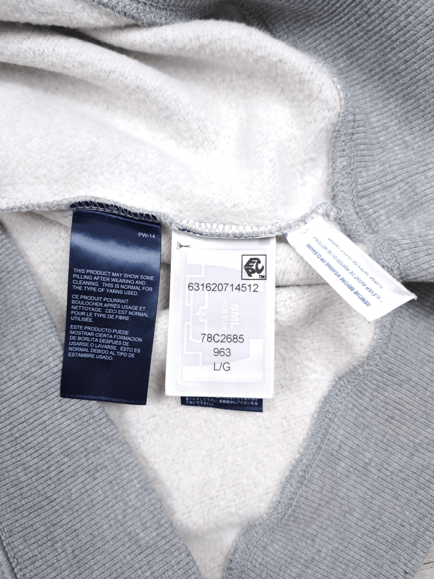 Designer × Tommy Hilfiger 💎 TOMMY HILFIGER SWEATSHIRT BIG LOGO SPELL OUT Size US L / EU 52-54 / 3 - 7 Thumbnail