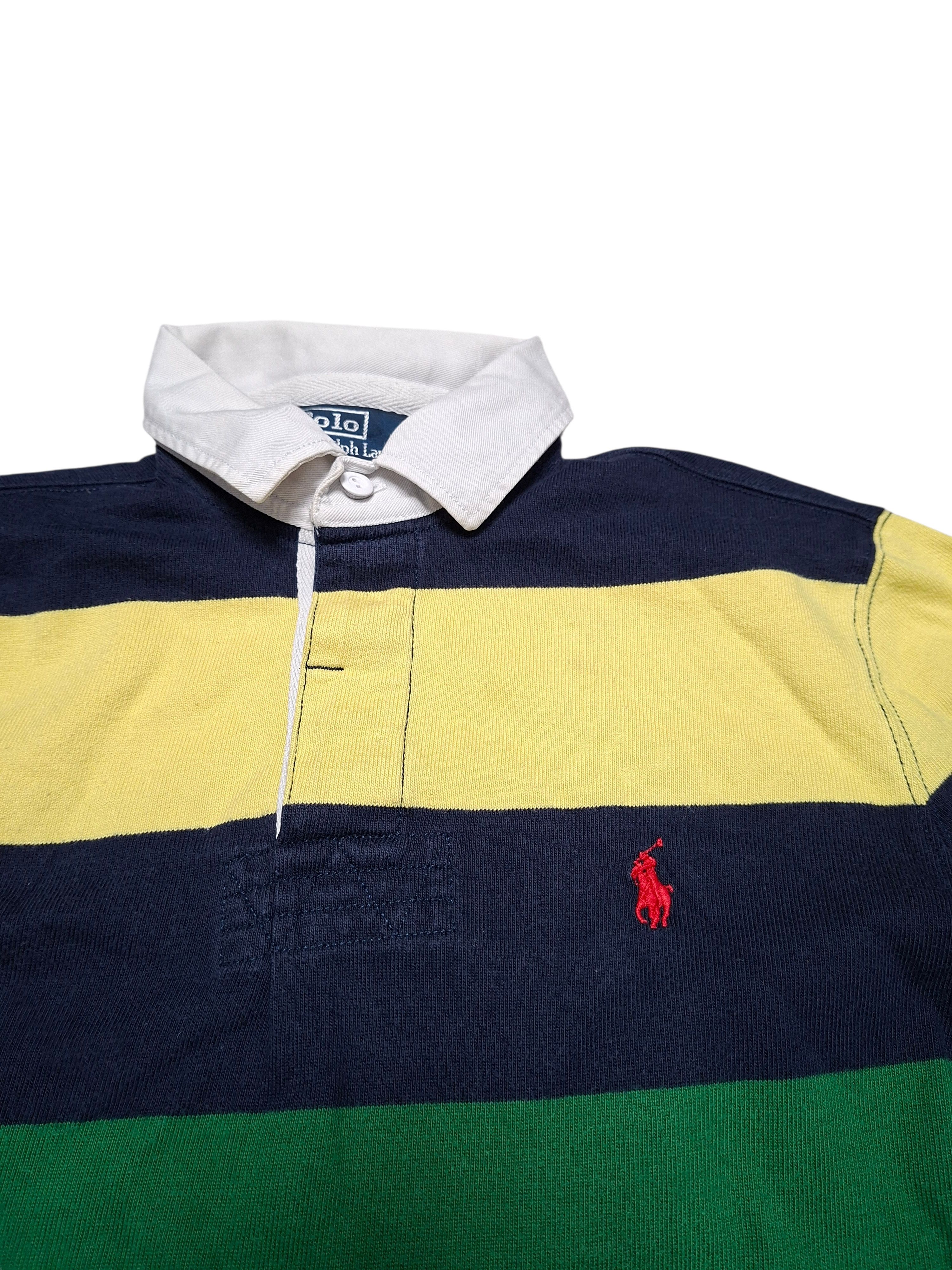 Polo Ralph Lauren POLO RALPH LAUREN VINTAGE LUXURY STRIPED POLO SHIRT Size US S / EU 44-46 / 1 - 2 Thumbnail