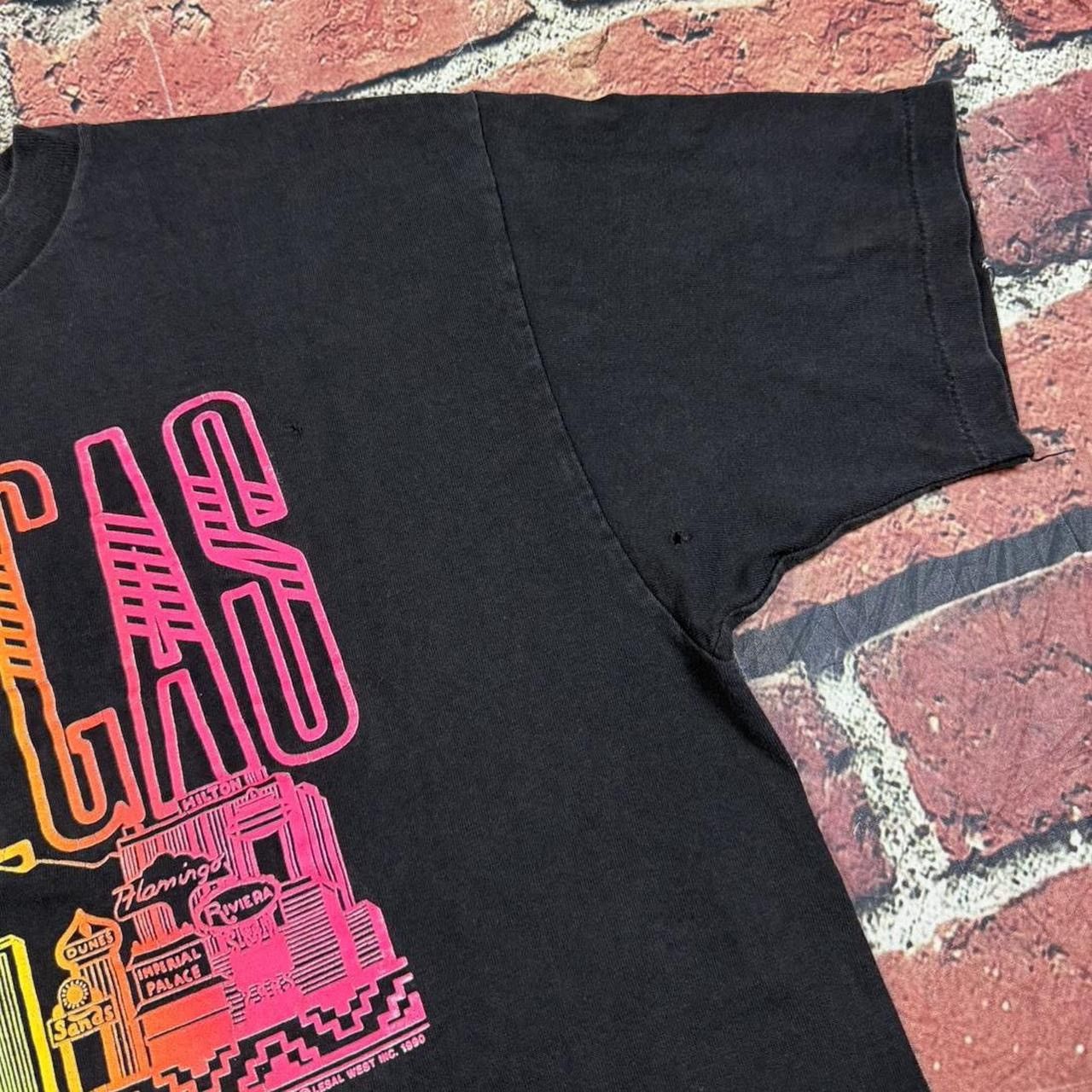 Other Vintage 90s Las Vegas Strip Casinos Neon Tee Single Stitch Size US L / EU 52-54 / 3 - 7 Thumbnail