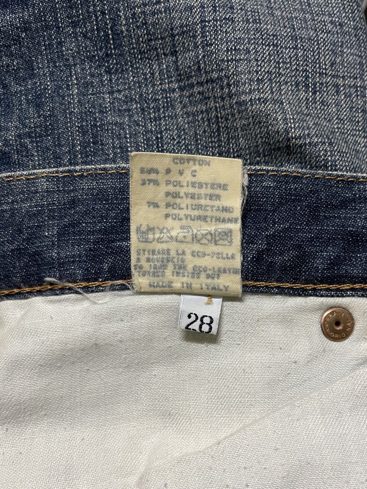 Vintage North Little Italy Hybrid Jeans Size 28" / US 6 / IT 42 - 20 Thumbnail