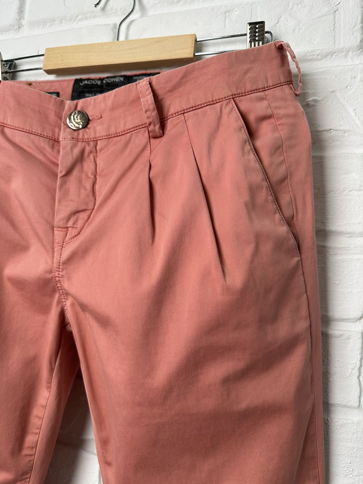 Jacob Cohen Ladies JACOB COHEN Handmade Pink Trousers Size 27" / US 4 / IT 40 - 12 Thumbnail