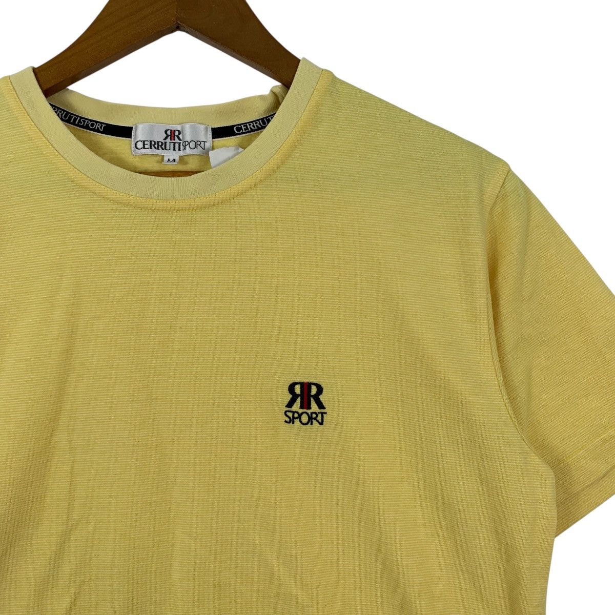 Cerruti 1881 CERRUTI SPORT RR Embroidered Logo Yellow Short Sleeve Tshirt Size US M / EU 48-50 / 2 - 3 Thumbnail