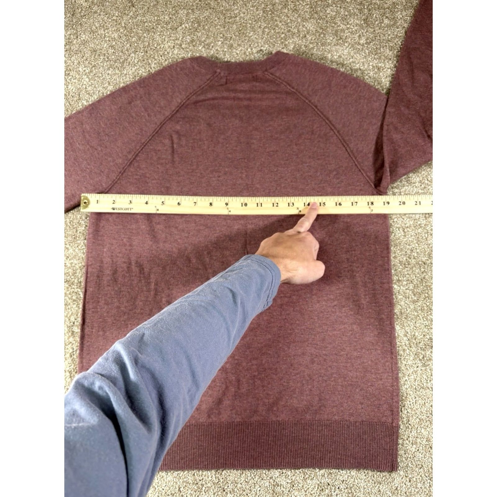 Old Navy Old Navy Sweater Mens Pullover Crew Neck Red M Regular Knit Lightweight Casual Formal Travel Workwear - Size US M / EU 48-50 / 2 - 7 Thumbnail