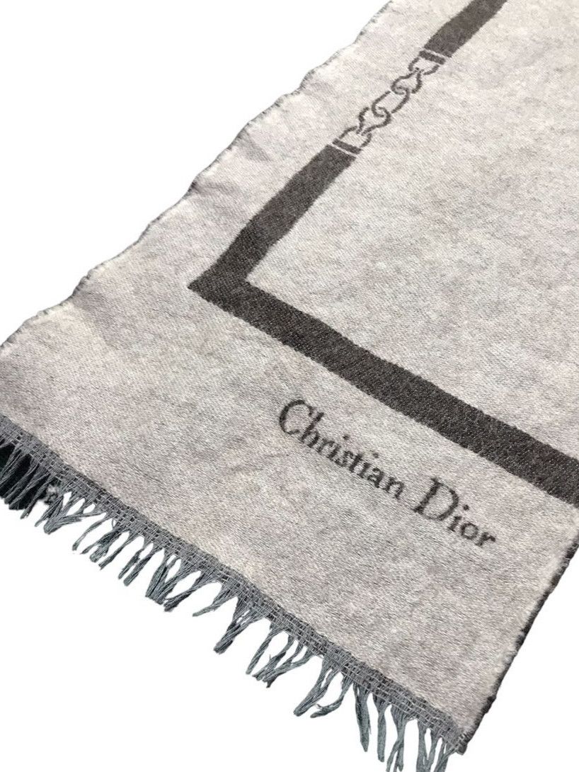 Christian Dior Monsieur × Designer × Vintage Vintage Christian Dior Merino wool Scarf Size ONE SIZE - 2 Thumbnail