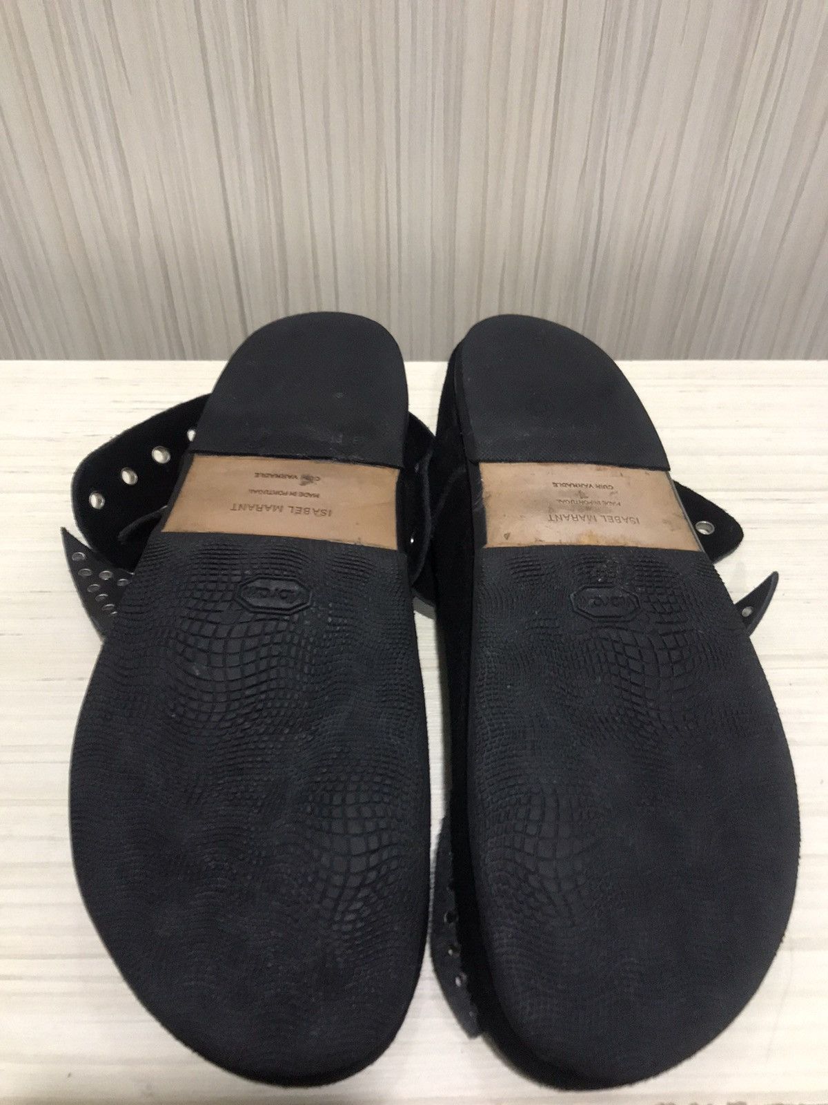 Designer Isabel Marant Leather Sandals Size US 7.5 / IT 37.5 - 11 Thumbnail