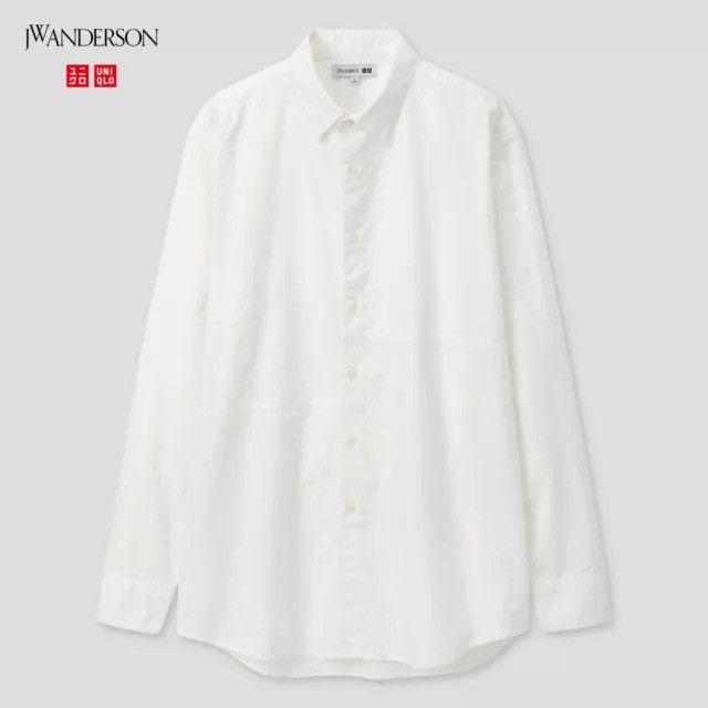 JW Anderson × Uniqlo J.W Anderson X Uniqlo White Button Long Sleeve Size US L / EU 52-54 / 3 - 1 Thumbnail