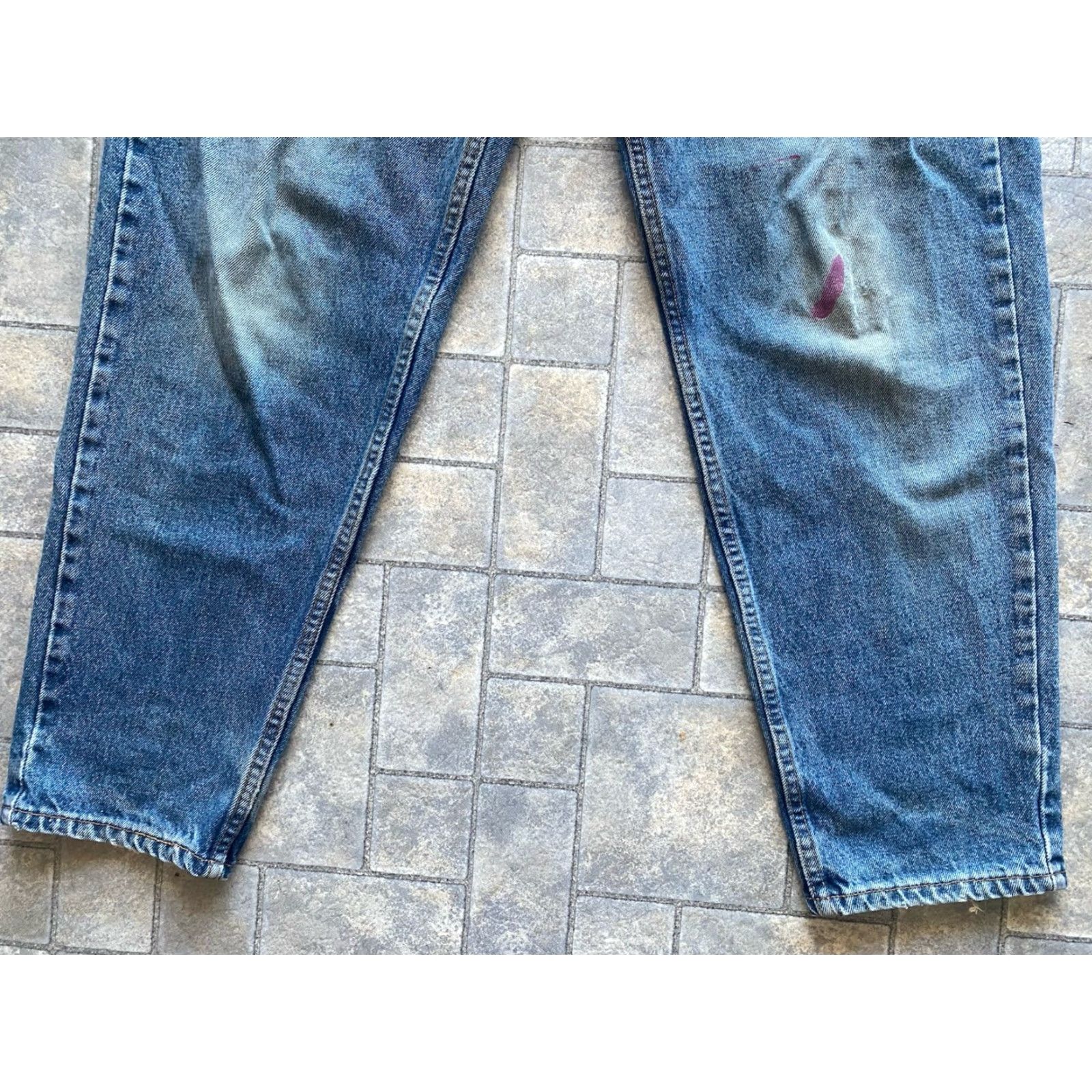 Levi's VINTAGE Levi's 560 Jeans Men 33 Inseam 30 Damaged Flaws Made In USA Blue Pants Size US 33 - 2 Thumbnail