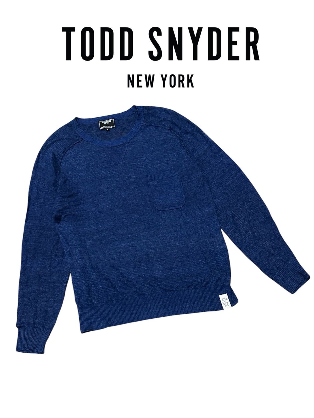 Todd Snyder Todd Synder Single Pocket 100% Hemp Knitted L/S Size US M / EU 48-50 / 2 - 1 Thumbnail