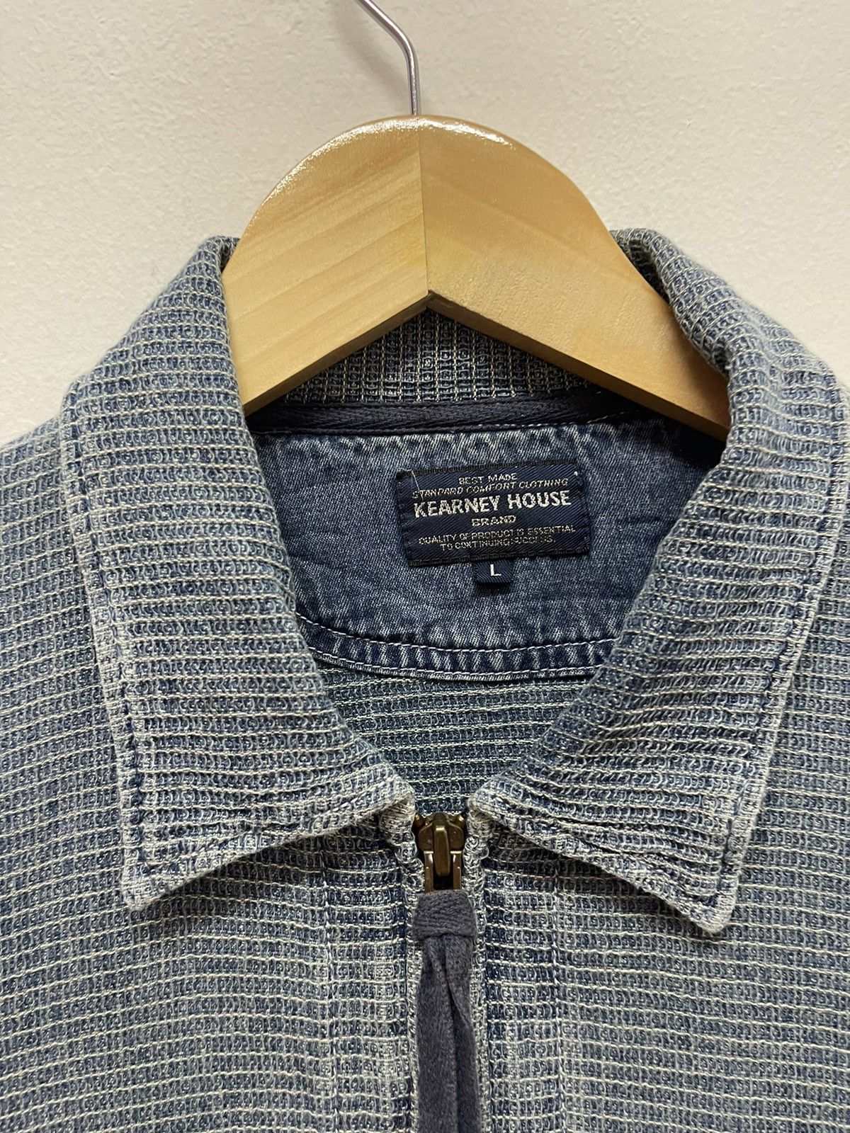 Indigo × Japanese Brand × Vintage Vintage Organic Dyed Indigo Kearney House Size US L / EU 52-54 / 3 - 3 Thumbnail
