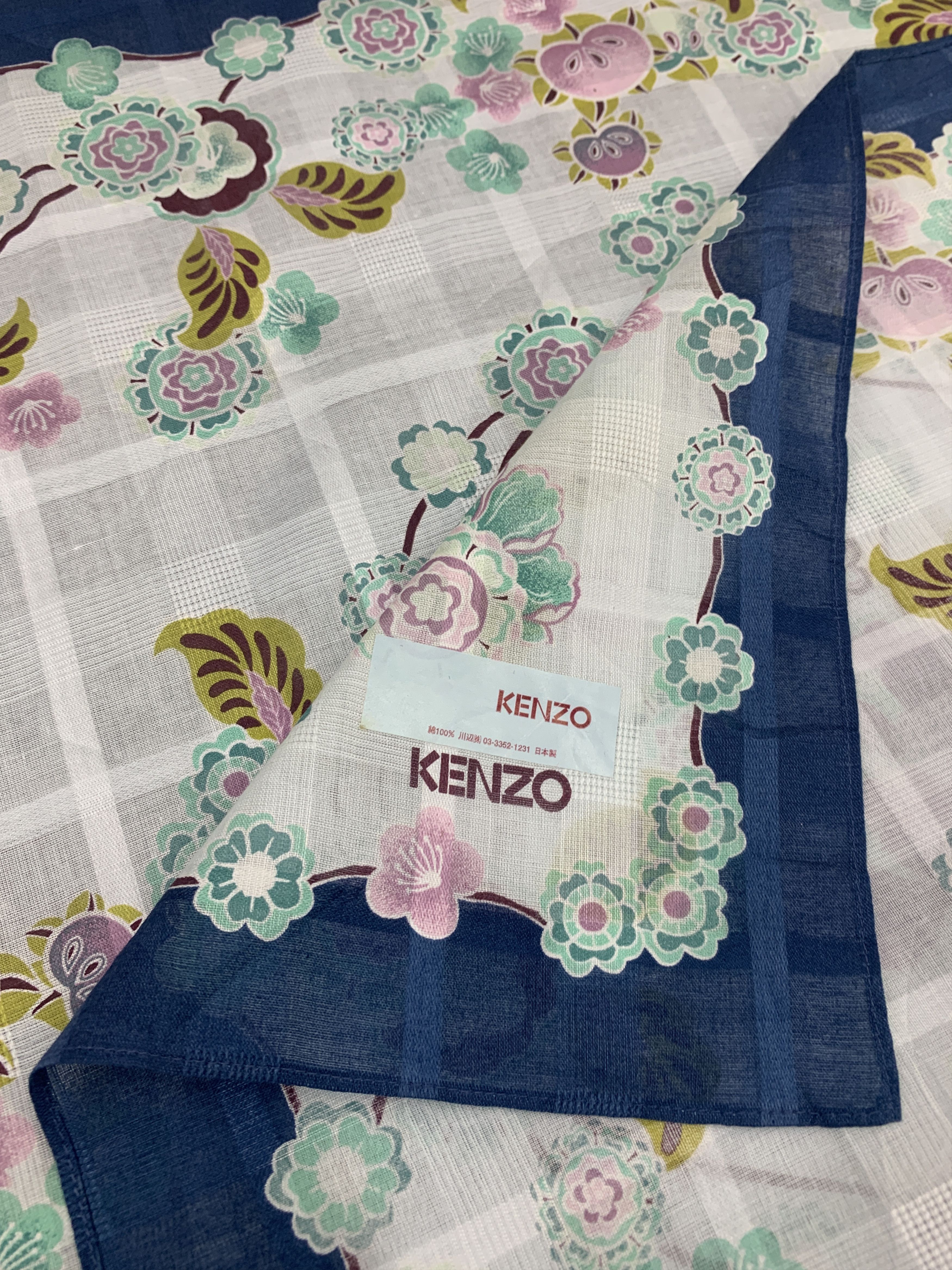 Japanese Brand × Kenzo × Vintage Vintage Kenzo Neckerchief/ Handkerchief - HKA953 Size ONE SIZE - 8 Thumbnail