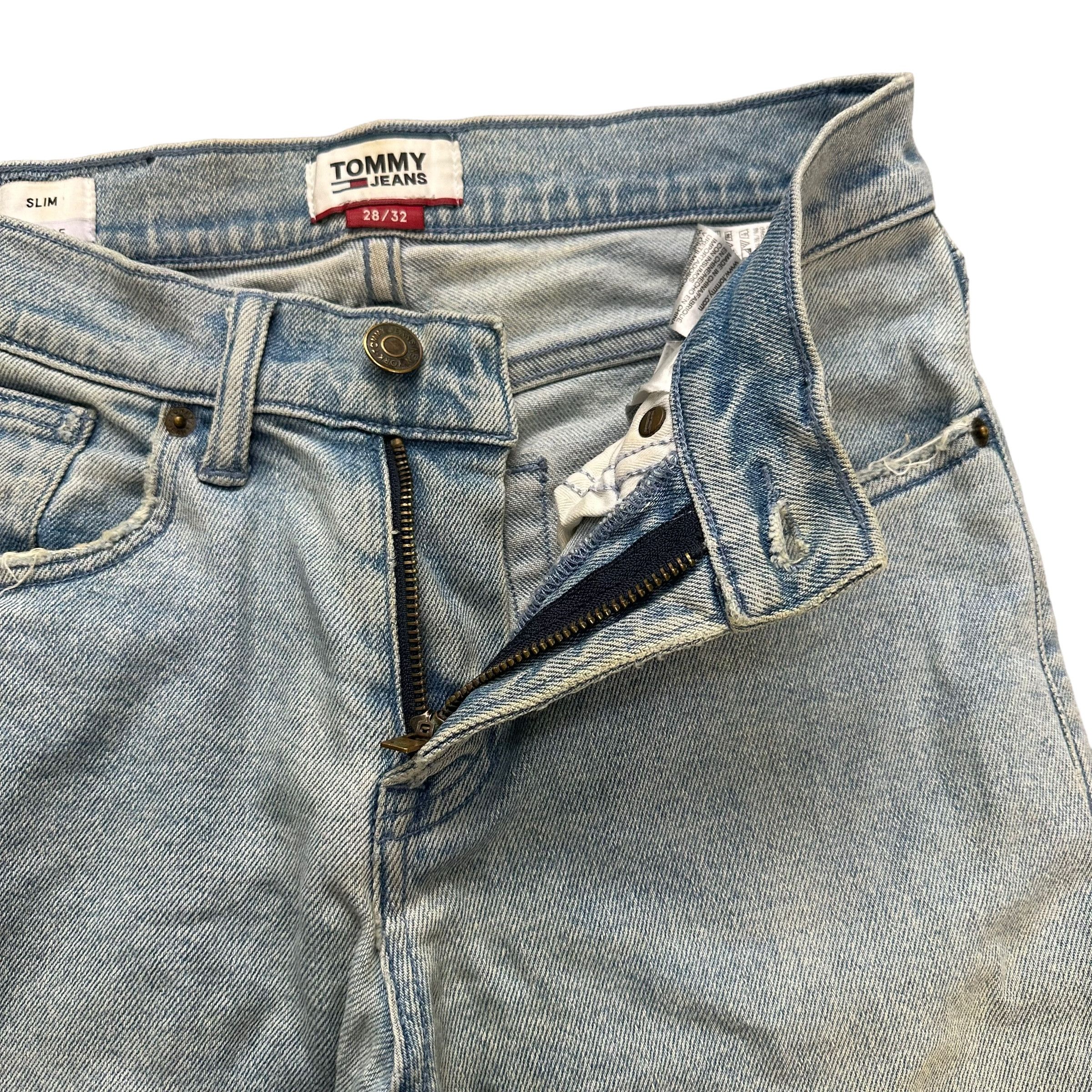 Tommy Hilfiger TOMMY JEANS SLIM FIT WASHED DENIM PANT #9113-58 Size US 28 / EU 44 - 4 Thumbnail