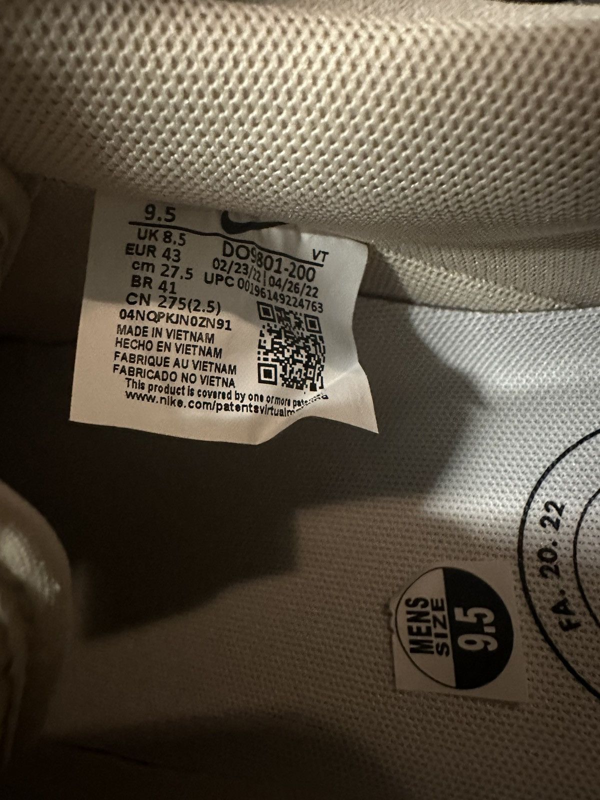 Nike Nike Air Force one low Size US 9.5 / EU 42-43 - 8 Thumbnail