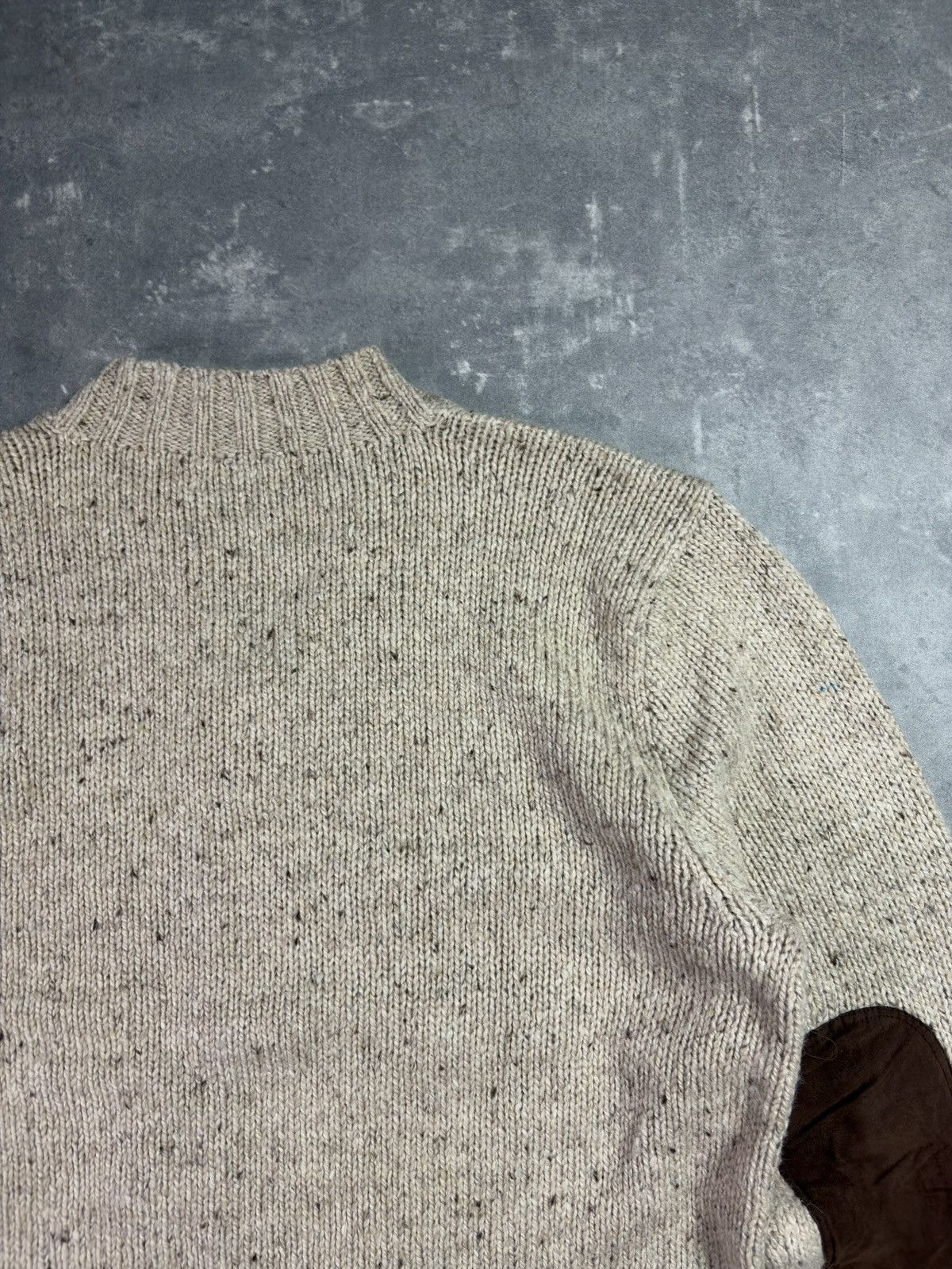 Polo Ralph Lauren Polo Ralph Lauren Wool Alpaca Oatmeal Elbow Patches Knit XL Size US XL / EU 56 / 4 - 16 Thumbnail