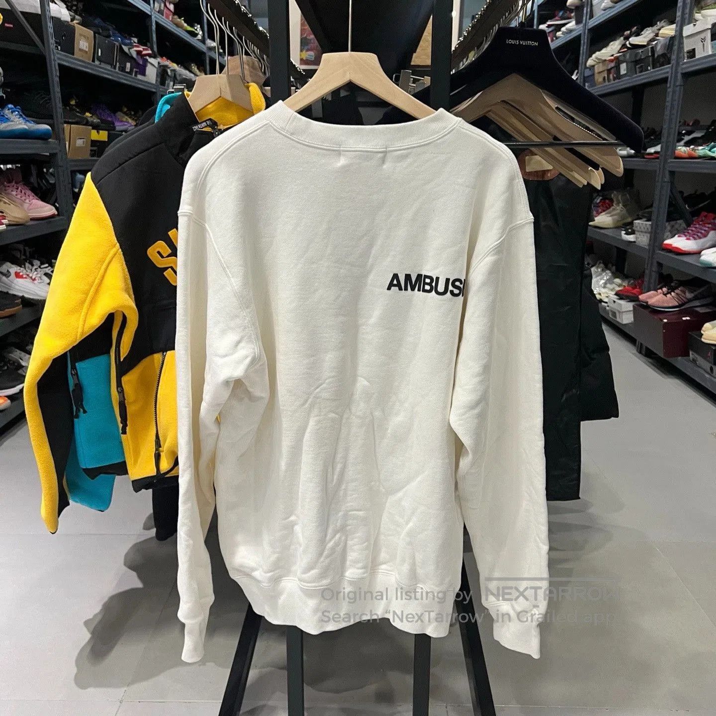 Ambush Design AMBUSH FW21 Logo Print Sweatshirt. Size L / US 10 / IT 46 - 2 Thumbnail