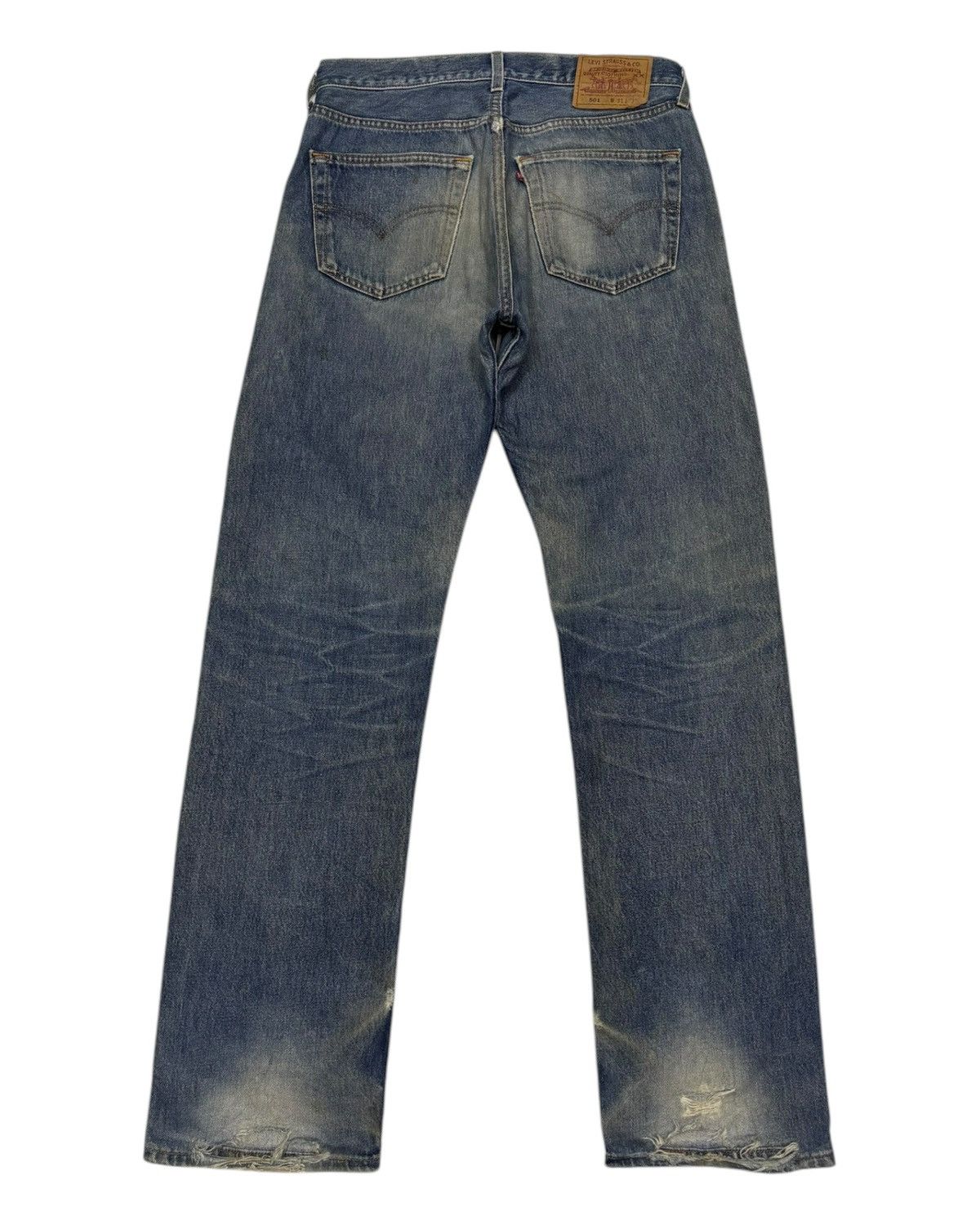 Levi's VINTAGE LEVIS 501 DISTRESSED DENIM JEANS Size US 31 - 8 Thumbnail