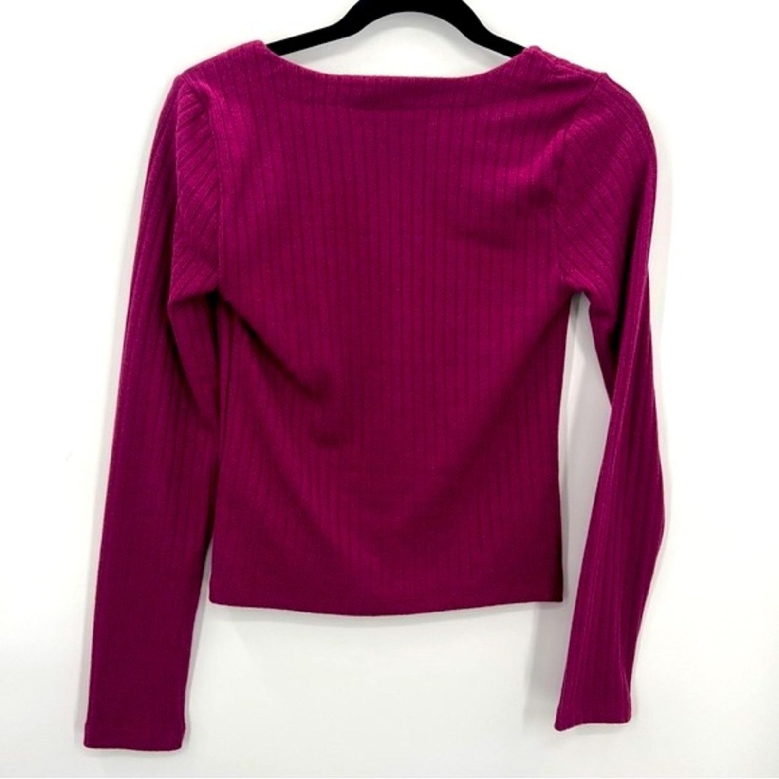 Anthropologie Anthropologie Maeve Meryl Shimmer Cardigan Sweater Purple XS Size XS / US 0-2 / IT 36-38 - 7 Thumbnail