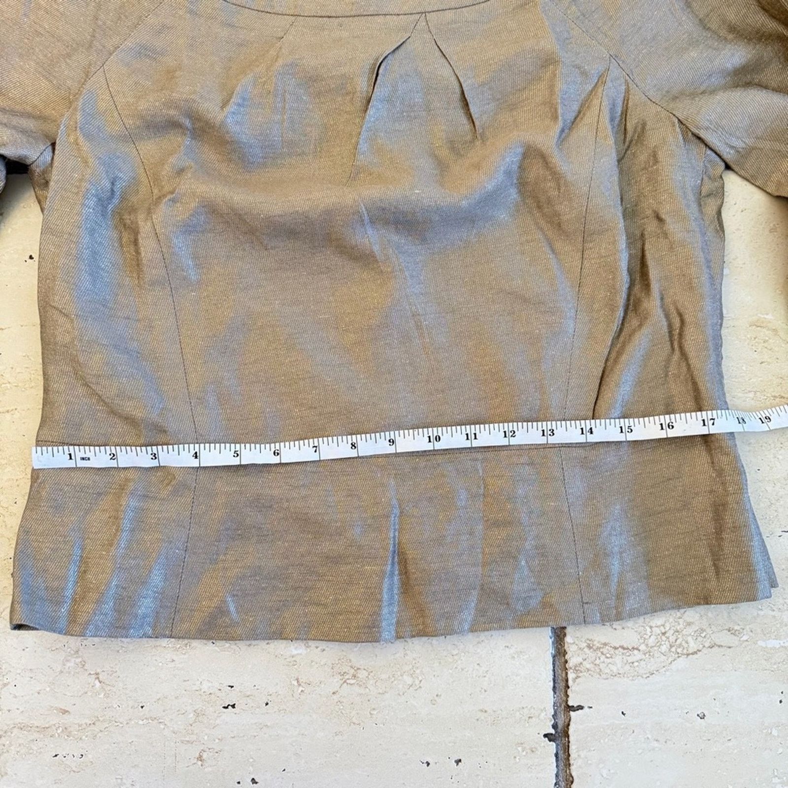 La Fam Amsterdam PAUW Amsterdam Shimmering Tan Top, Size 4 Size S / US 4 / IT 40 - 10 Thumbnail