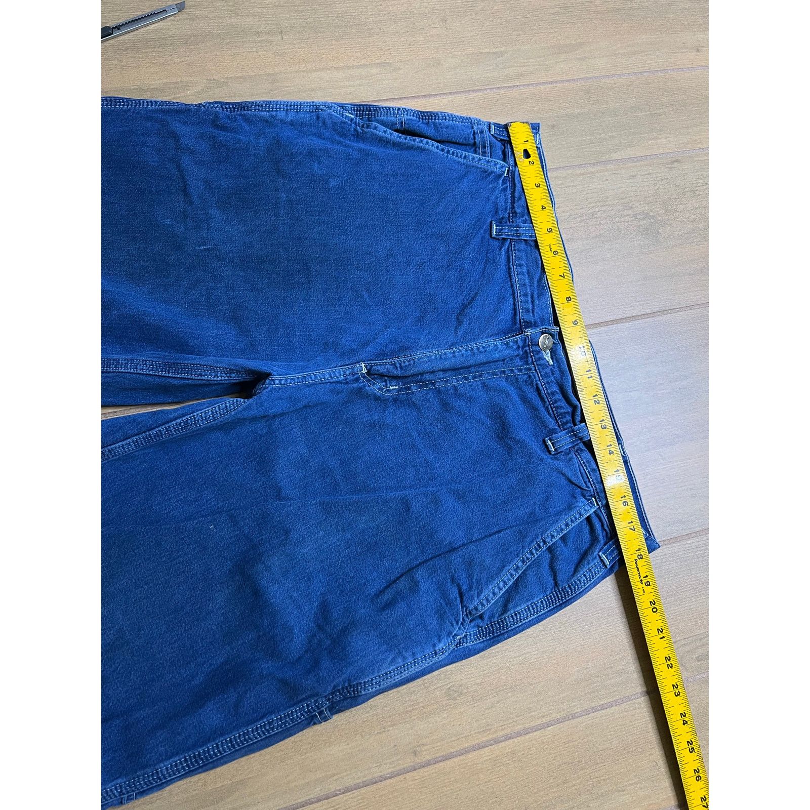 Carhartt Vintage Carhartt Jeans Mens 36x30 Carpenter Dungaree Distres Size US 36 / EU 52 - 5 Thumbnail
