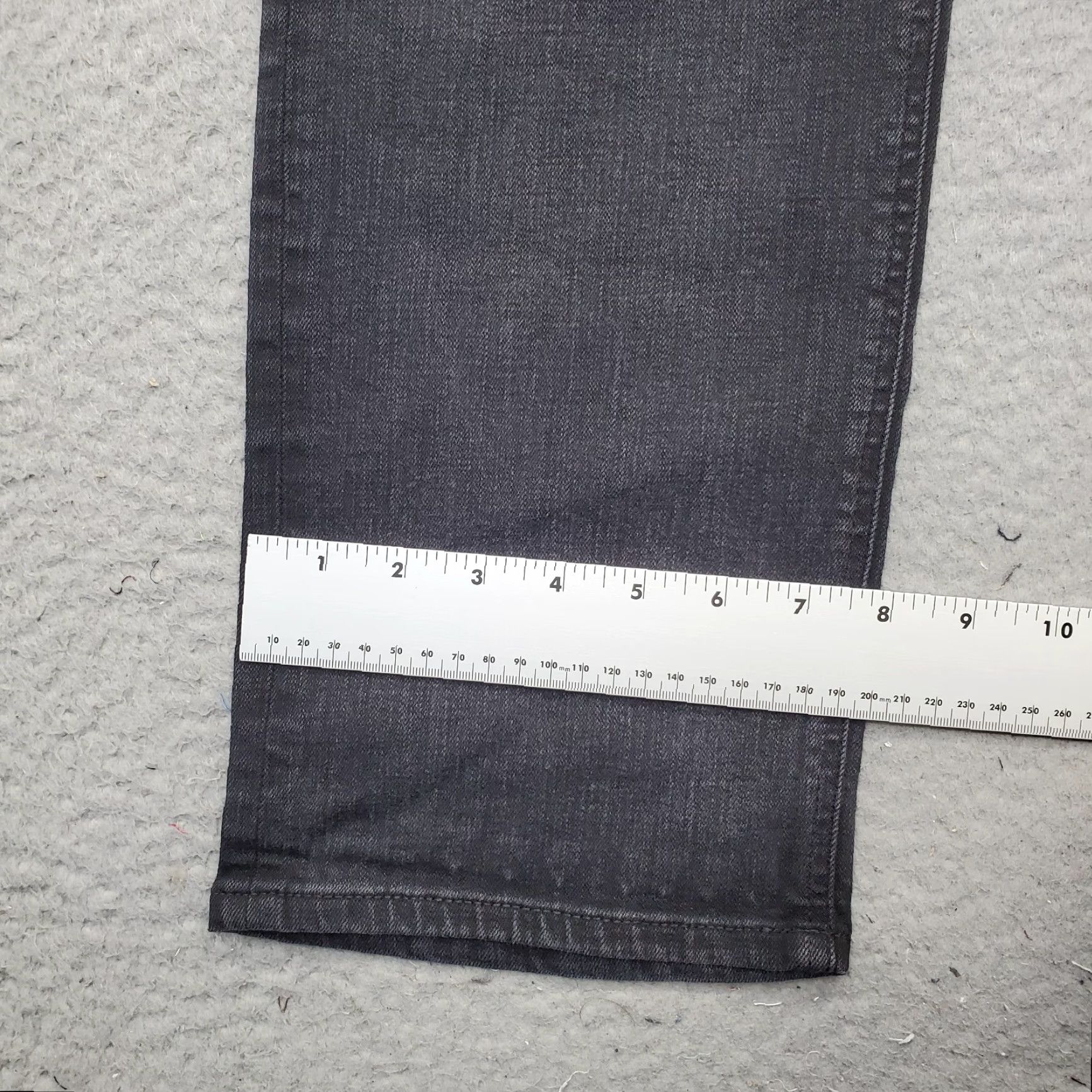 Vintage Seven7 Jeans Mens 38x32 Black Denim Slim Straight Fit Dark Wash 5-Pocket Design Size US 38 / EU 54 - 5 Thumbnail