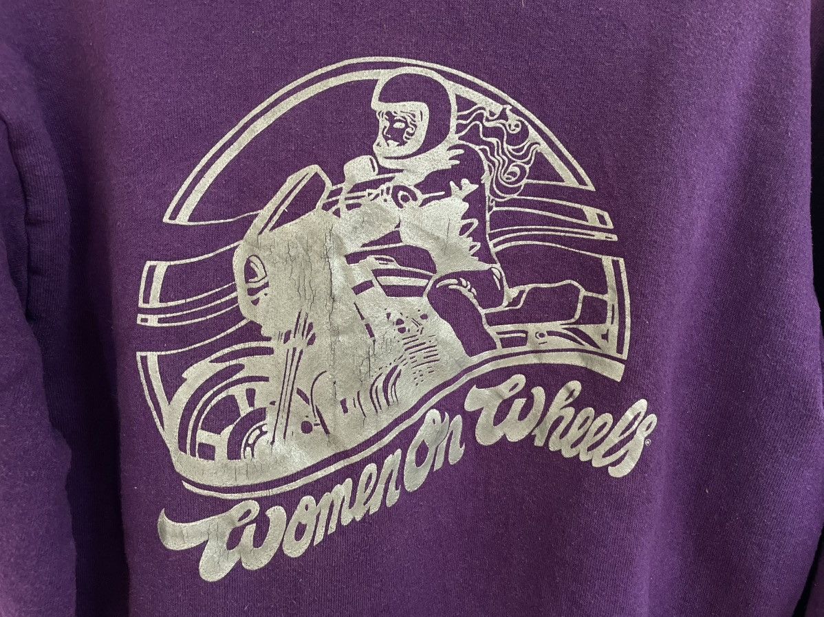 Vintage Vintage 90s Women on Wheels sweatshirt Size US L / EU 52-54 / 3 - 4 Thumbnail