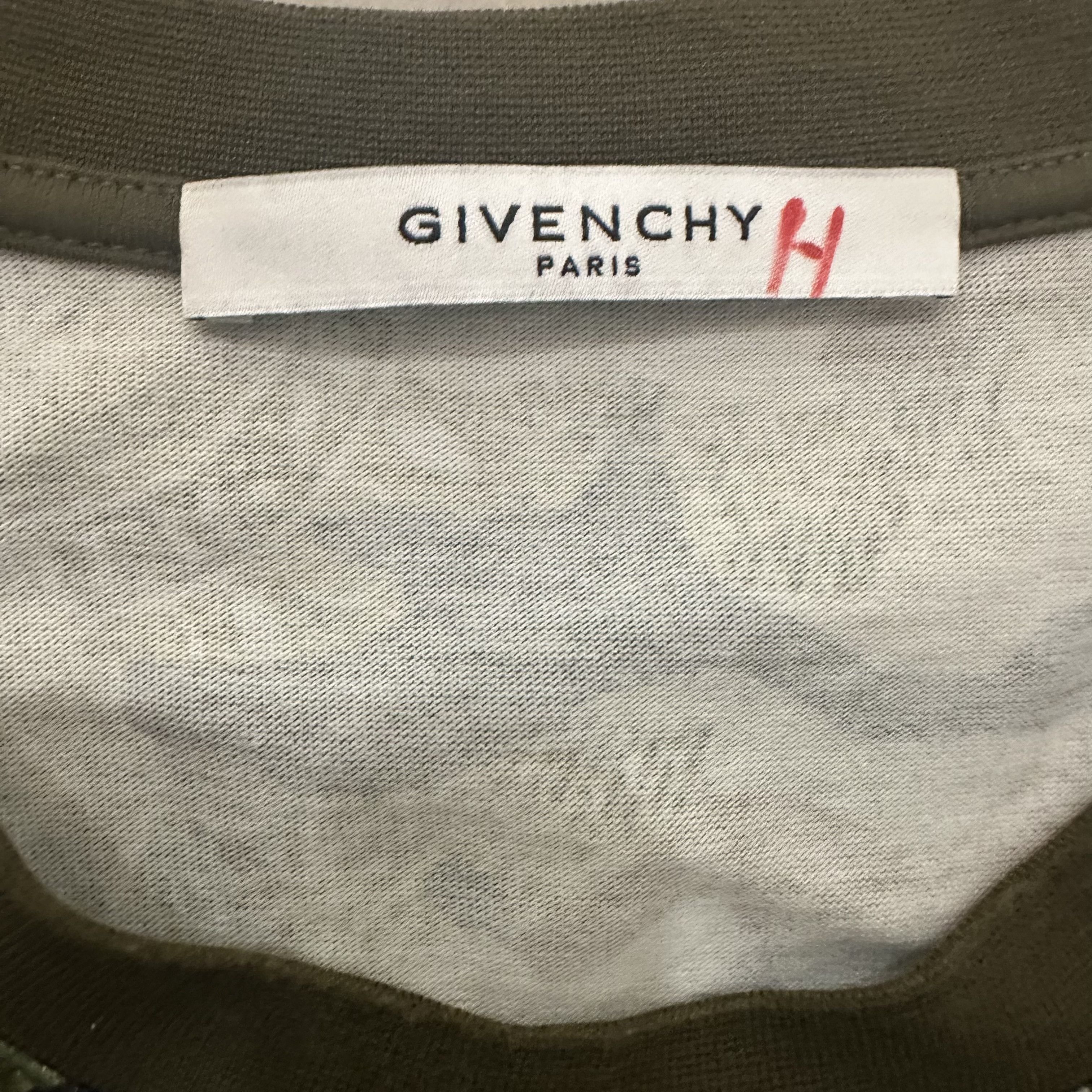Givenchy Givenchy Green Camo Dollar Bill Tee Size US XL / EU 56 / 4 - 5 Thumbnail
