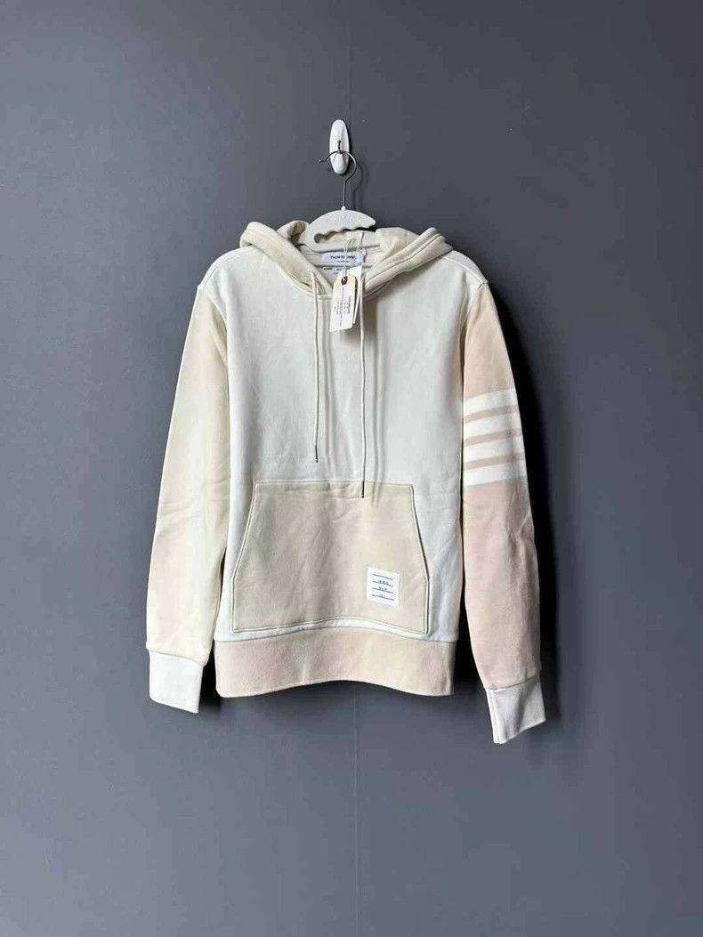 Thom Browne Thom BrowneColor-blocked hoodie 2503-Nextarrow Size US M / EU 48-50 / 2 - 1 Thumbnail