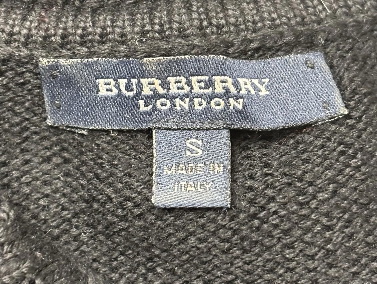 Other Burberry London Sweater Womens Small Merino Wool Nova Check Size S / US 4 / IT 40 - 2 Thumbnail