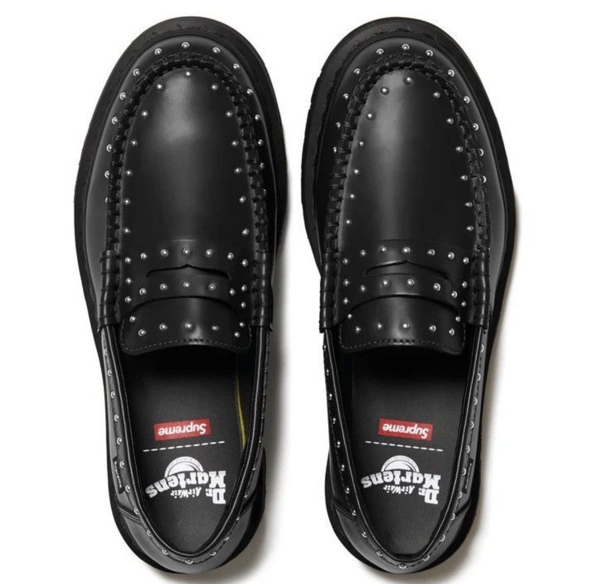 Supreme Supreme x Doc Martens Studded Loafers | Grailed