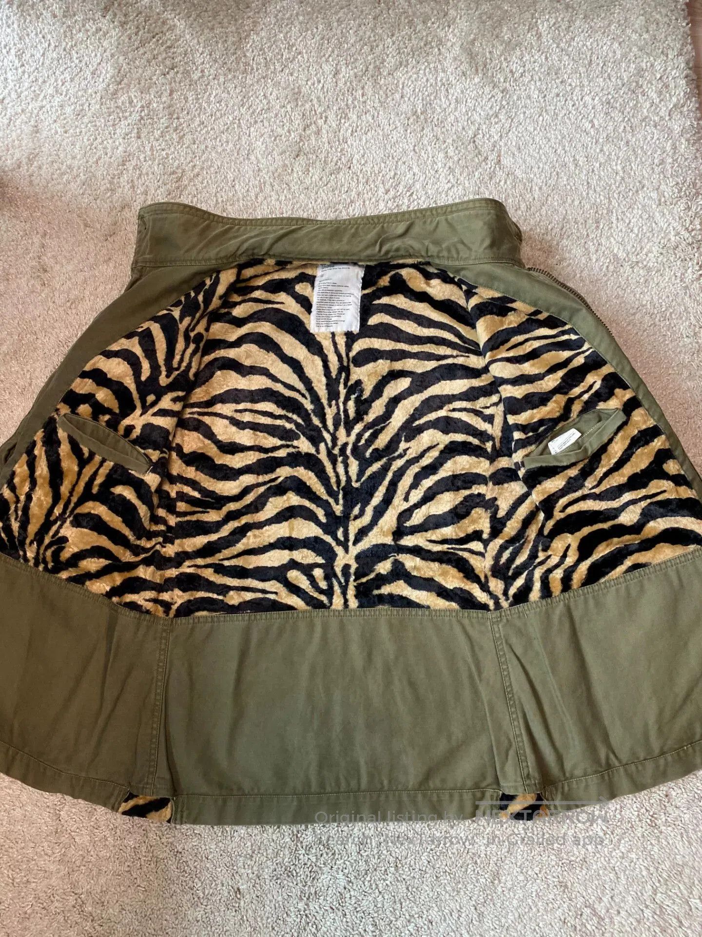 Wtaps WTAPS M65 Military Jacket with Tiger Stripe Lining. Size US M / EU 48-50 / 2 - 3 Thumbnail