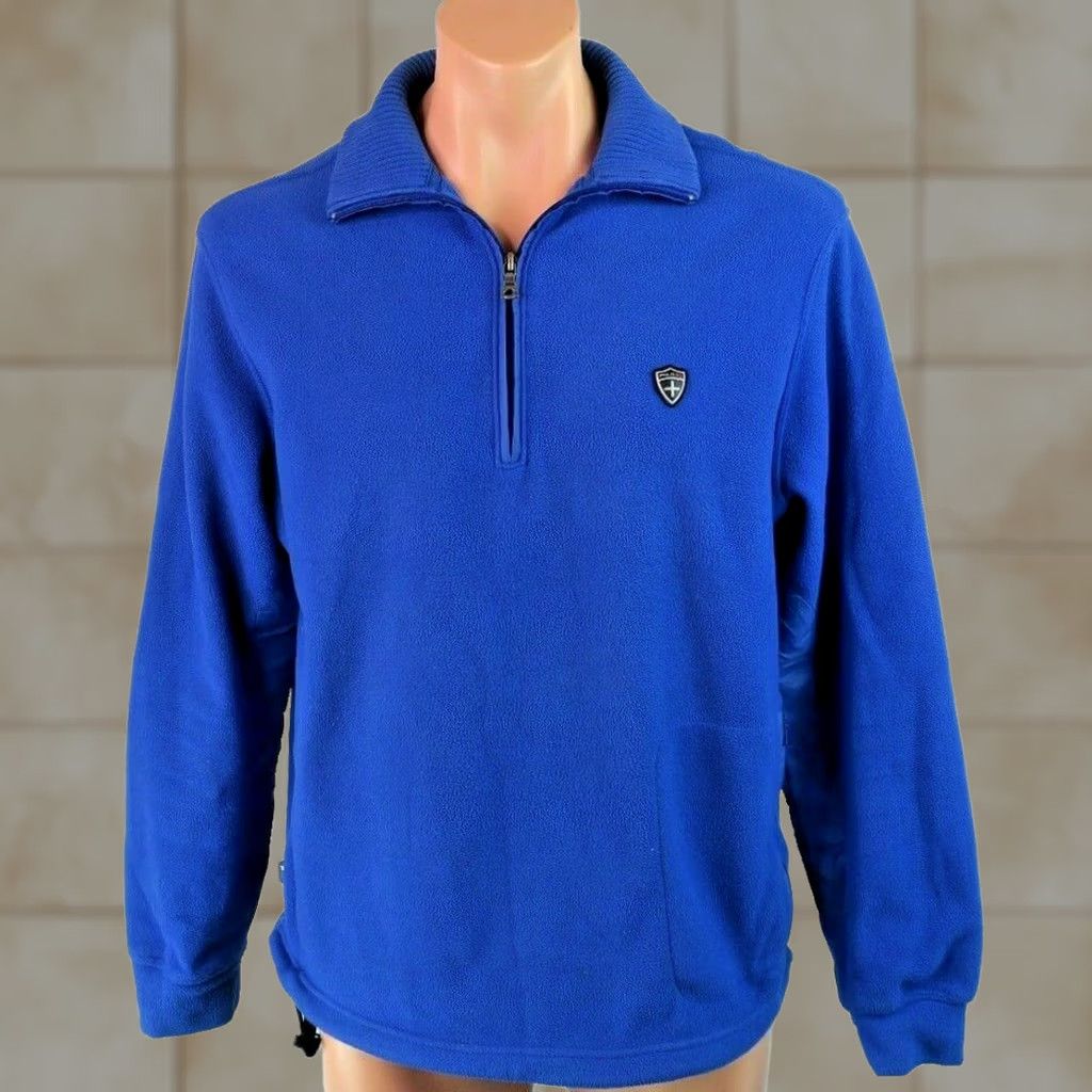 Polo Ralph Lauren VINTAGE Polo Ralph Lauren Sport Jacket Men M Blue 1/4 Zip Polartec Fleece 90s Polo Ralph Lauren Sport 90s Mens Jacket Size US M / EU 48-50 / 2 - 1 Thumbnail