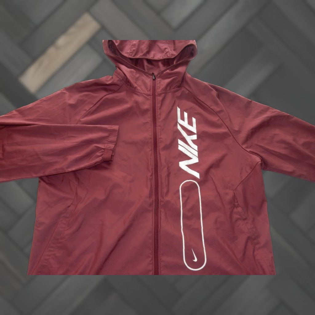 Nike Nike Running Jacket Men Hooded Windbreaker Size M Purple Windreaker Activewear Mens Size US M / EU 48-50 / 2 - 1 Thumbnail