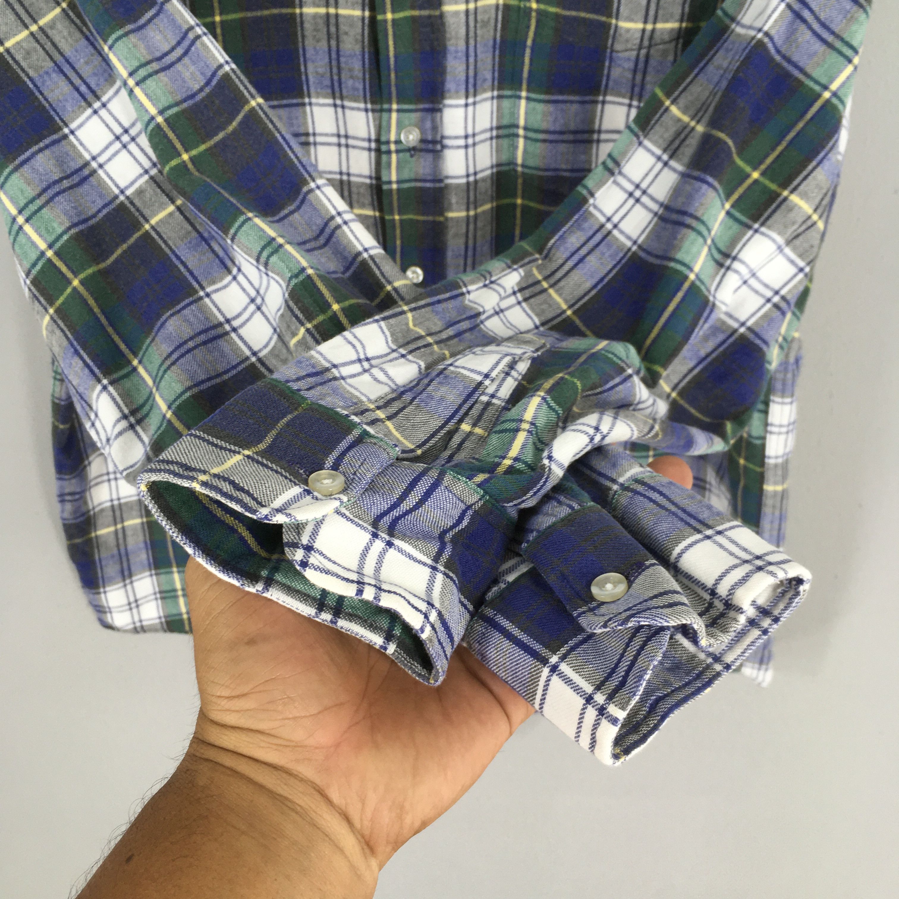 L.L. Bean Vintage LL Bean Flannel Checkered Shirt Medium Size US M / EU 48-50 / 2 - 4 Thumbnail