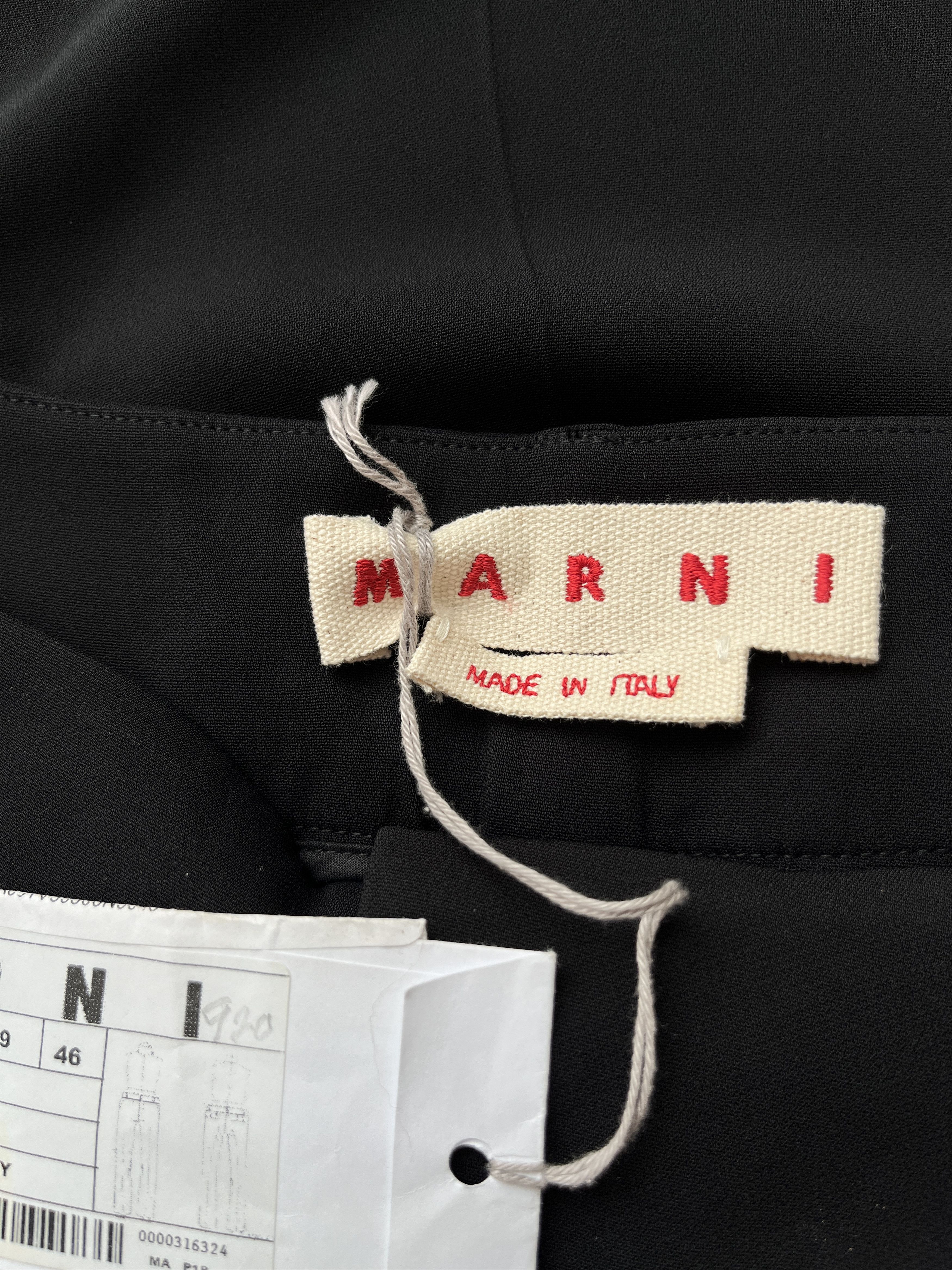Marni ⚡️QUICK SALE⚡️Marni Black Trousers Pants Size 32" / US 10 / IT 46 - 3 Thumbnail