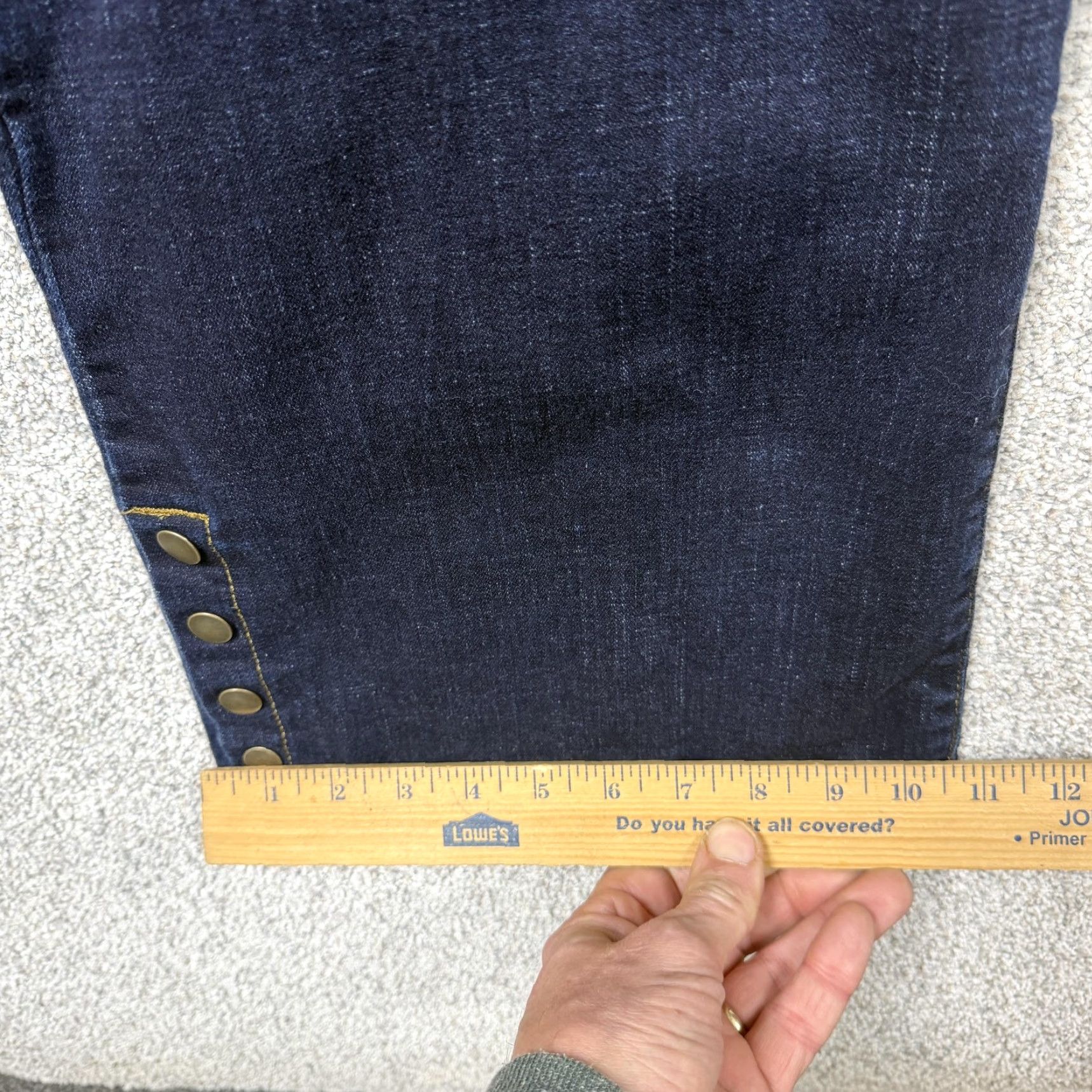 Lee Lee Bootcut Jeans Womens 30W Long Plus Blue Flex Motion Stretch Dark Denim Jeans Size 30" / US 8 / IT 44 - 3 Thumbnail
