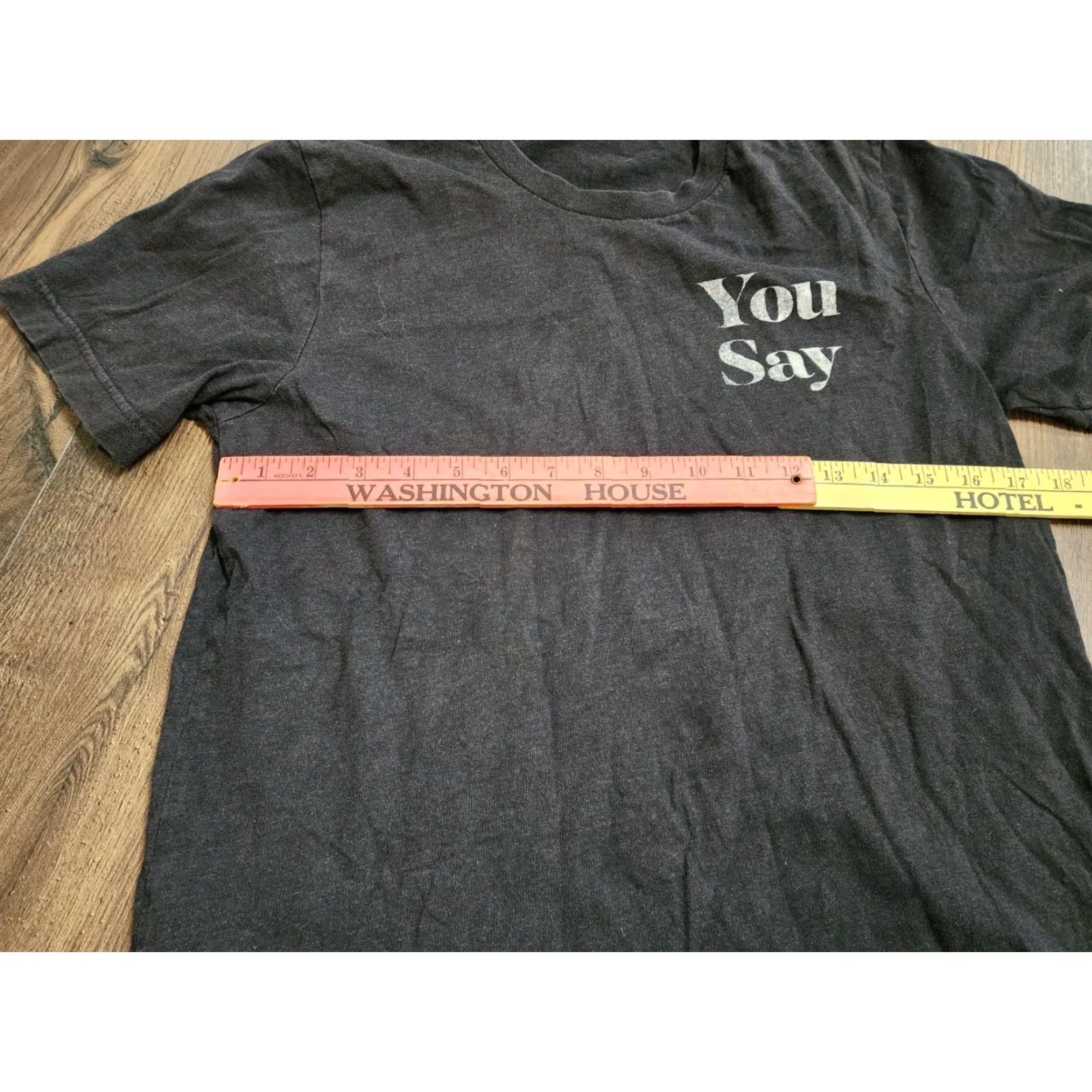Aigle VINTAGE Canvas T-Shirt Unisex Adults Size M Black Music Band Tee You Say Loved Strong Held Yours 2010s Size US M / EU 48-50 / 2 - 2 Thumbnail