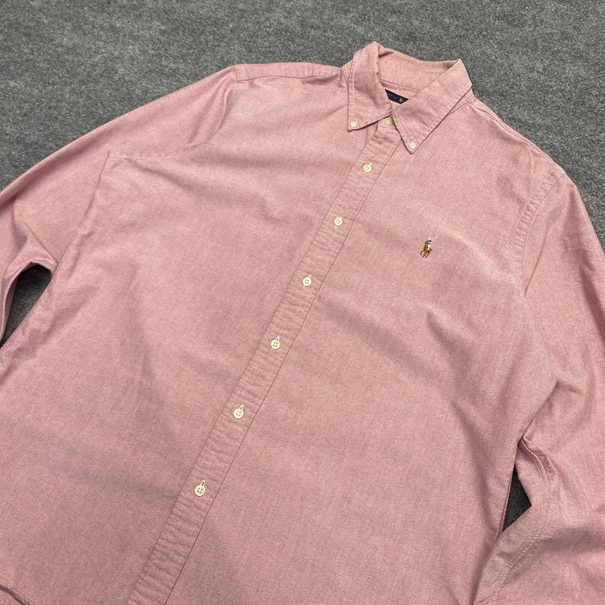 Polo Ralph Lauren Ralph Lauren Pink Long Sleeve Button Up Shirt Size Large Size US L / EU 52-54 / 3 - 3 Thumbnail