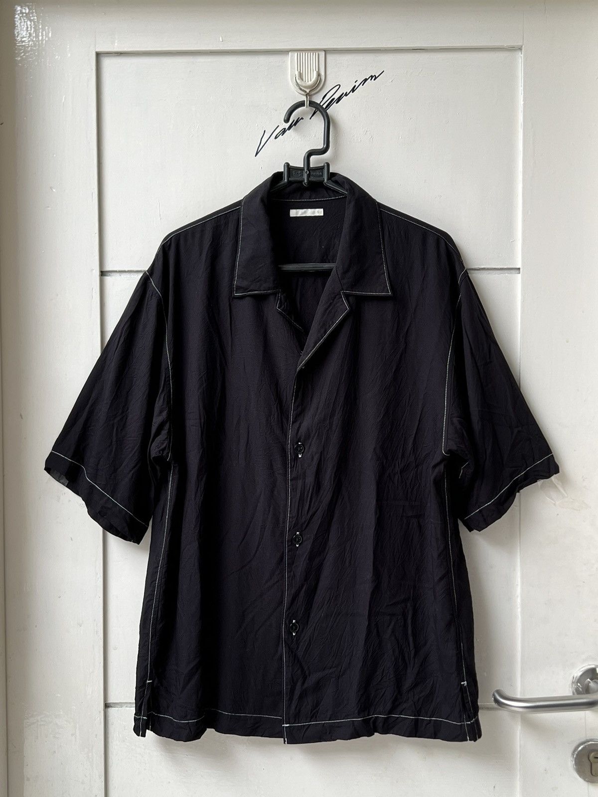 GU GU Black Boxy Shirt Size US M / EU 48-50 / 2 - 9 Thumbnail