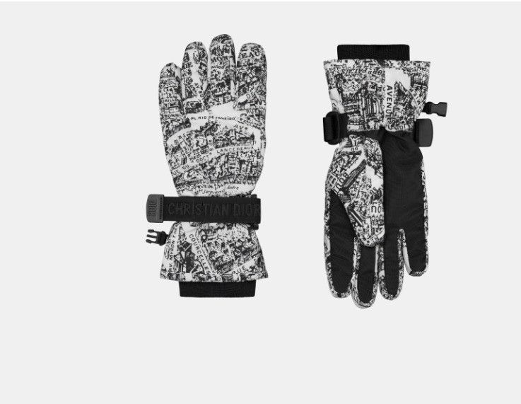 Dior o1w1db10425 34GLO7 Size: OS / Paris Ski Gloves Size ONE SIZE - 1 Thumbnail