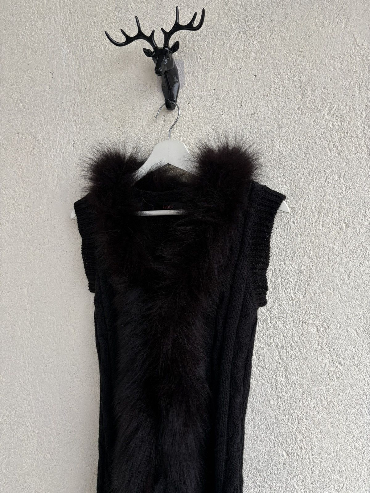 Maison Margiela Fur black Vest Maison Lgb style Size M / US 6-8 / IT 42-44 - 4 Thumbnail
