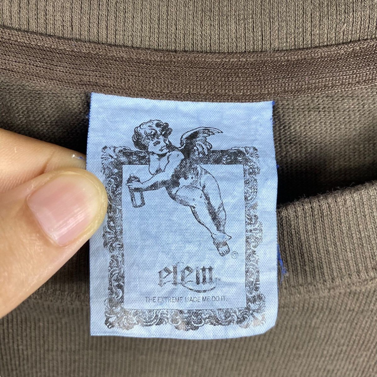 Japanese Brand ELEM The Man Is Mortal Elem Is Not Mortal Graphic Tee Shirt Size US L / EU 52-54 / 3 - 8 Thumbnail