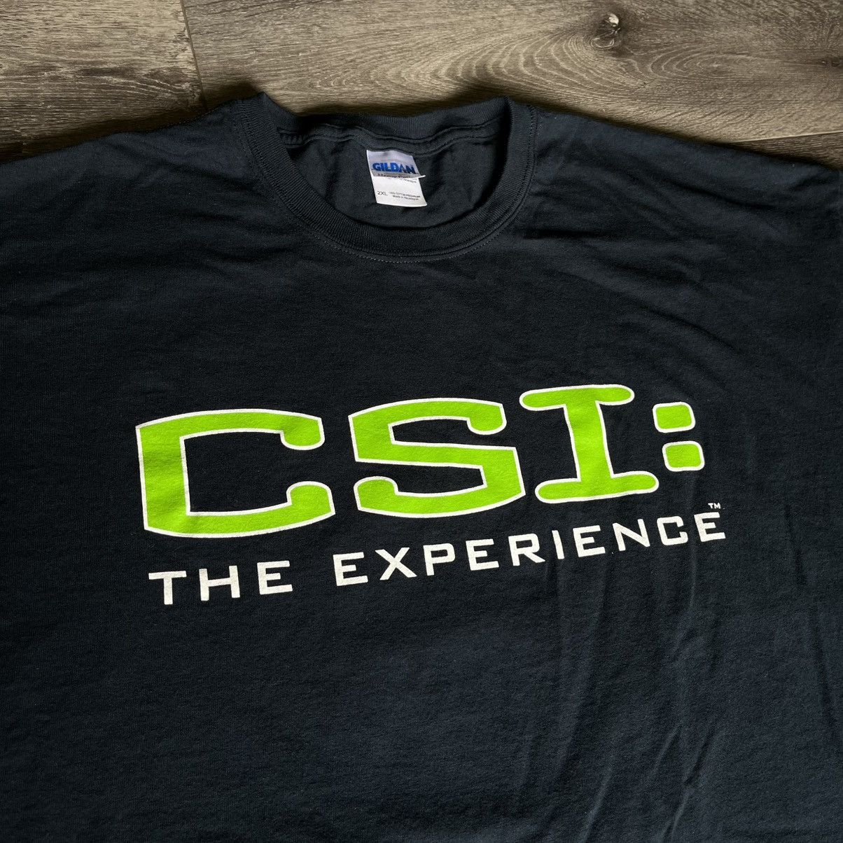 Vintage Vintage 2000s CSI The Experience Las Vegas Crime Graphic Tee Size US XXL / EU 58 / 5 - 3 Thumbnail