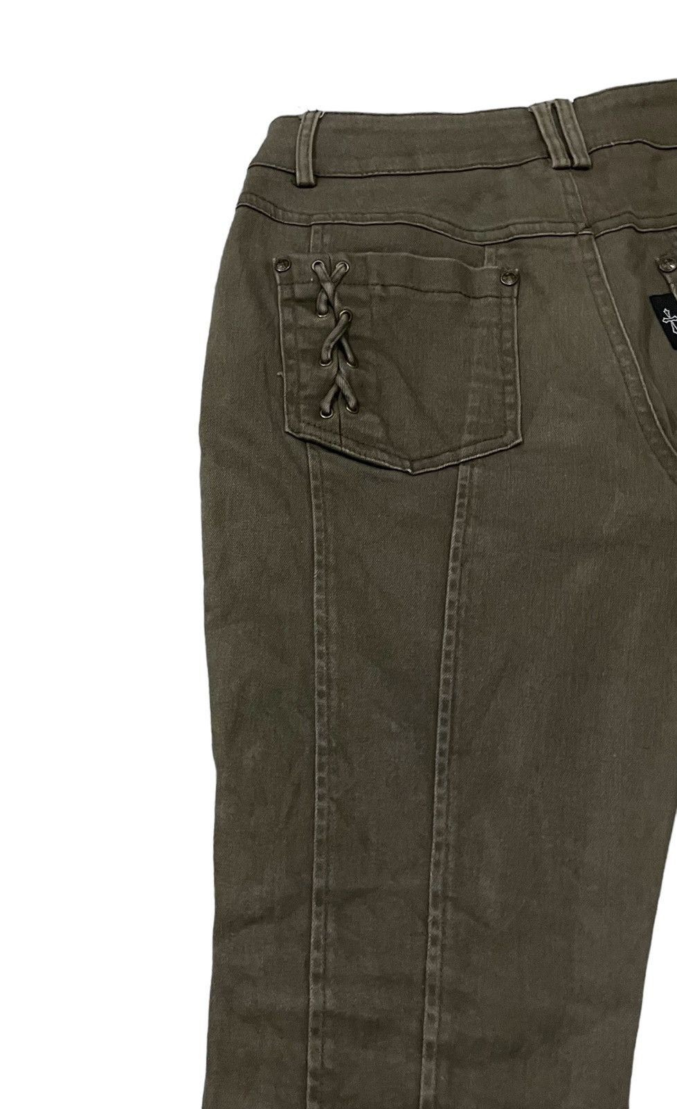 Le Grande Bleu (L.G.B.) Vintage Ozz Croce Kinky Seditionaries Stretchable Pants Size 29" - 13 Thumbnail