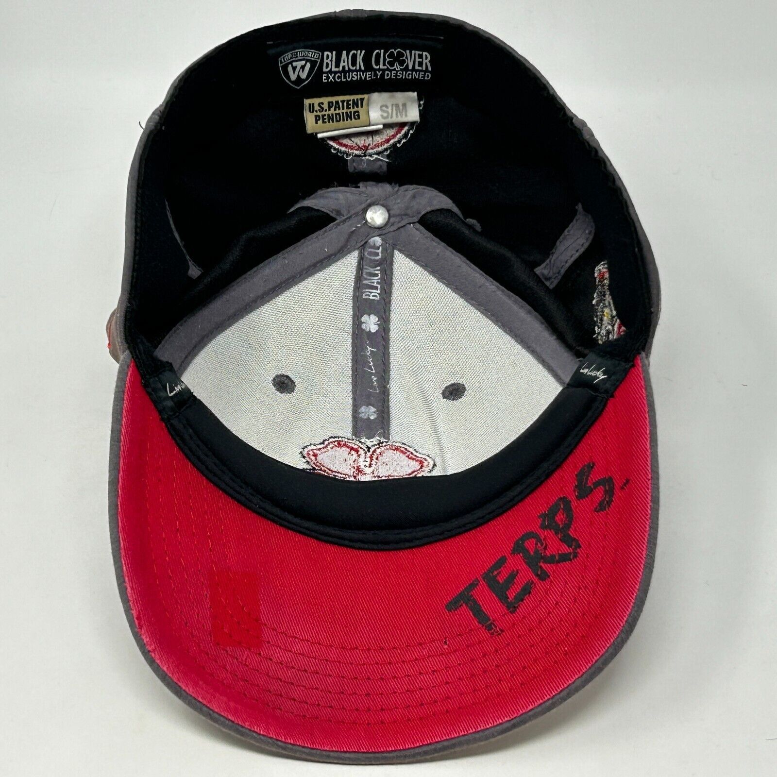 Other Maryland Terrapins Black Clover Hat Cap Flex Fitted XXL Size ONE SIZE - 4 Thumbnail