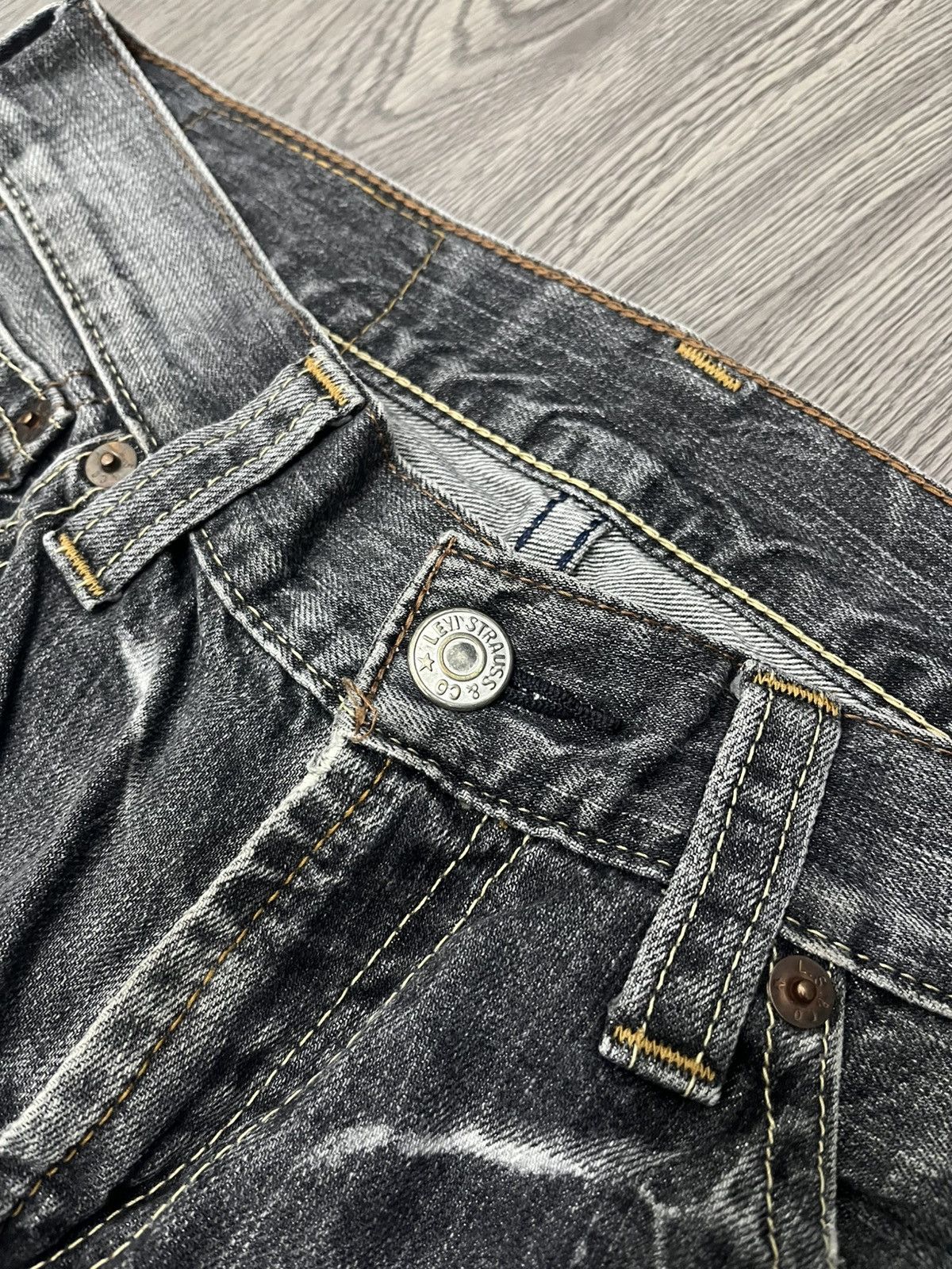 Levi's Vintage Clothing Vtg Levi's 503 grey wosh jeans Size US 31 - 7 Thumbnail