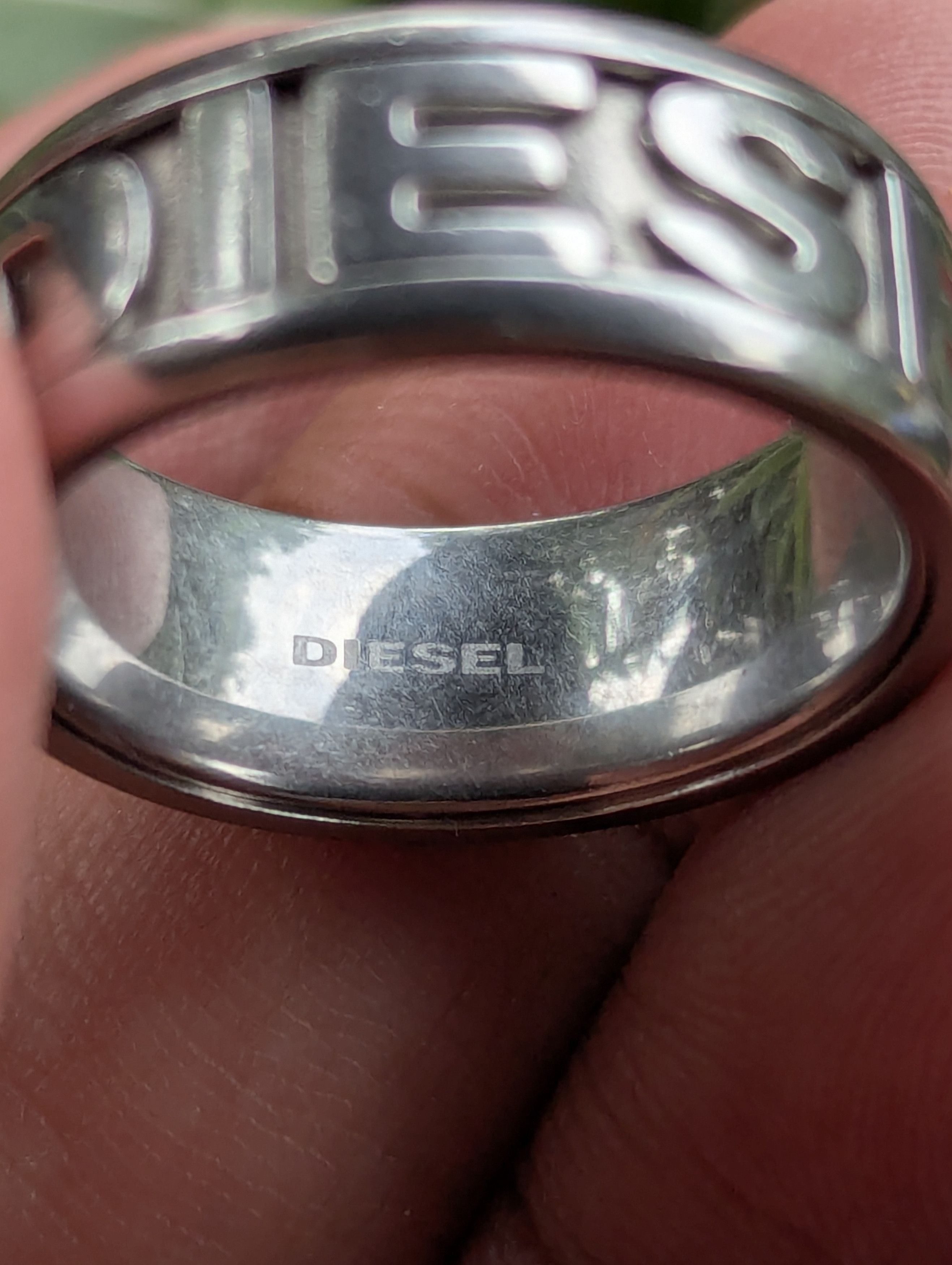 Diesel DIESEL SPELL OUT RING Size ONE SIZE - 5 Thumbnail