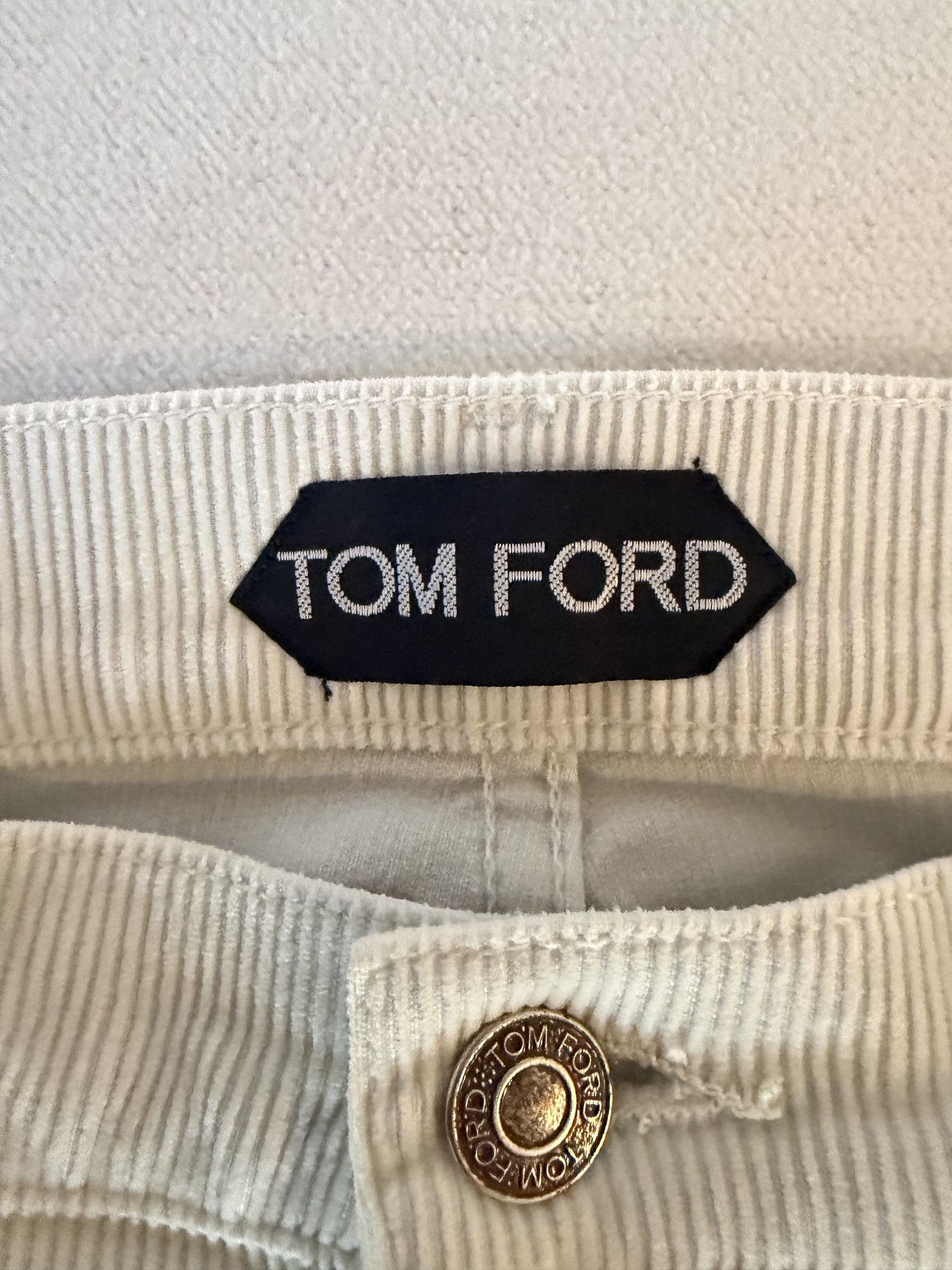 Tom Ford Tom Ford Cream Cords - 32 Waist Size US 32 / EU 48 - 2 Thumbnail