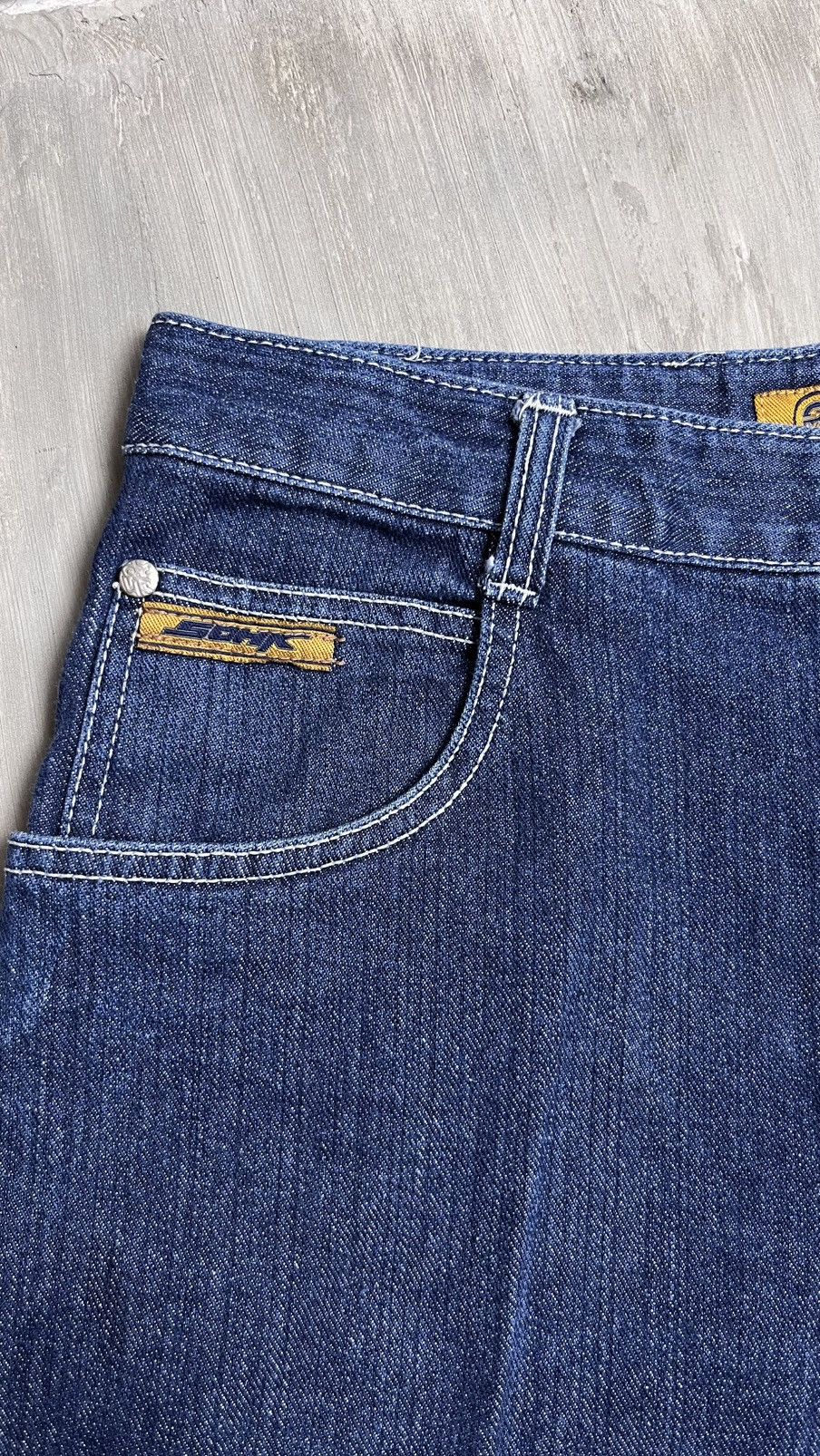 JNCO Y2k School of hard knocks Jorts Size US 32 / EU 48 - 9 Thumbnail