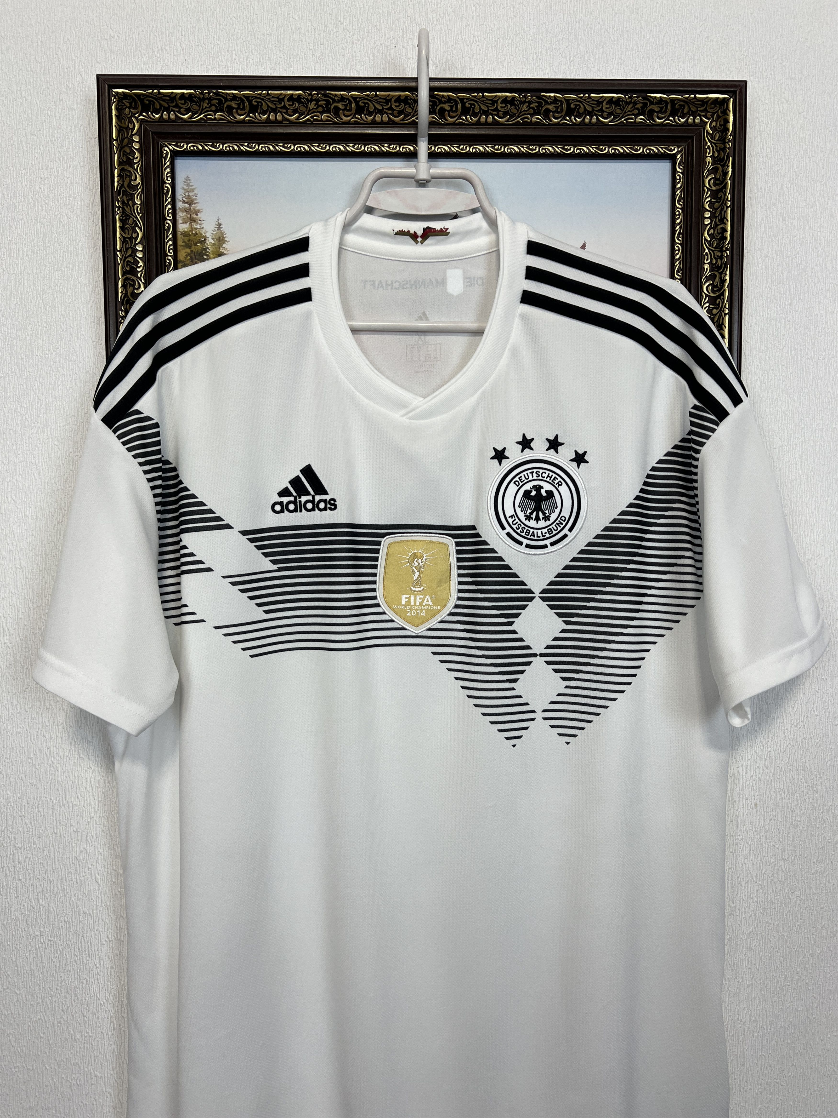 Adidas Germany Home football shirt 2018 Soccer Jersey Adidas Trikot Size US XL / EU 56 / 4 - 2 Thumbnail