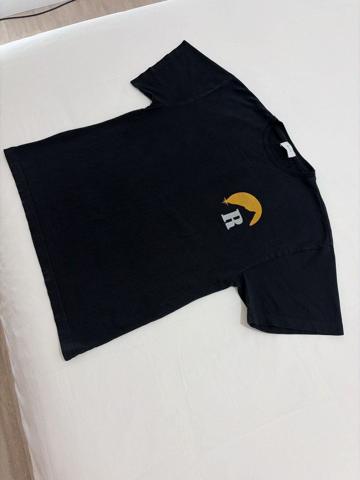 Rhude Rhude Yellow Moonlight Logo Tee Size US M / EU 48-50 / 2 - 3 Thumbnail
