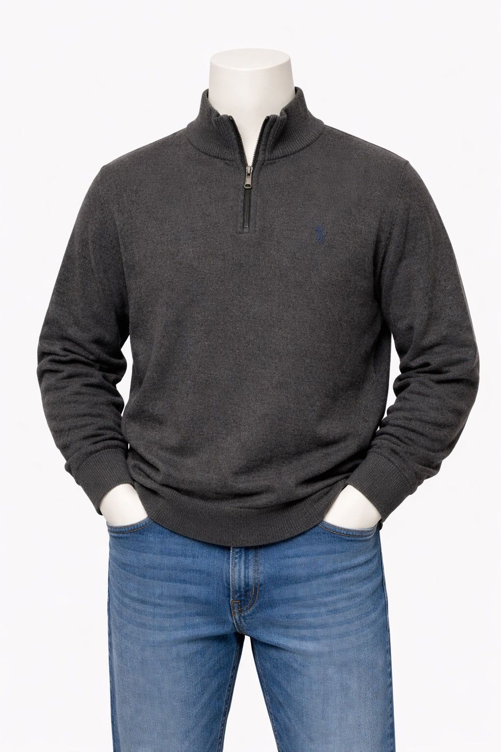 Polo Ralph Lauren Polo Ralph Lauren 1/4 Zip Vintage Sweater Knit Size XL Size US XL / EU 56 / 4 - 1 Thumbnail